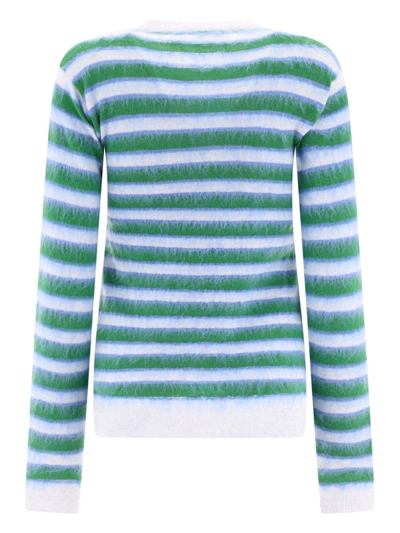 Marni striped wool sweatshirt outlook