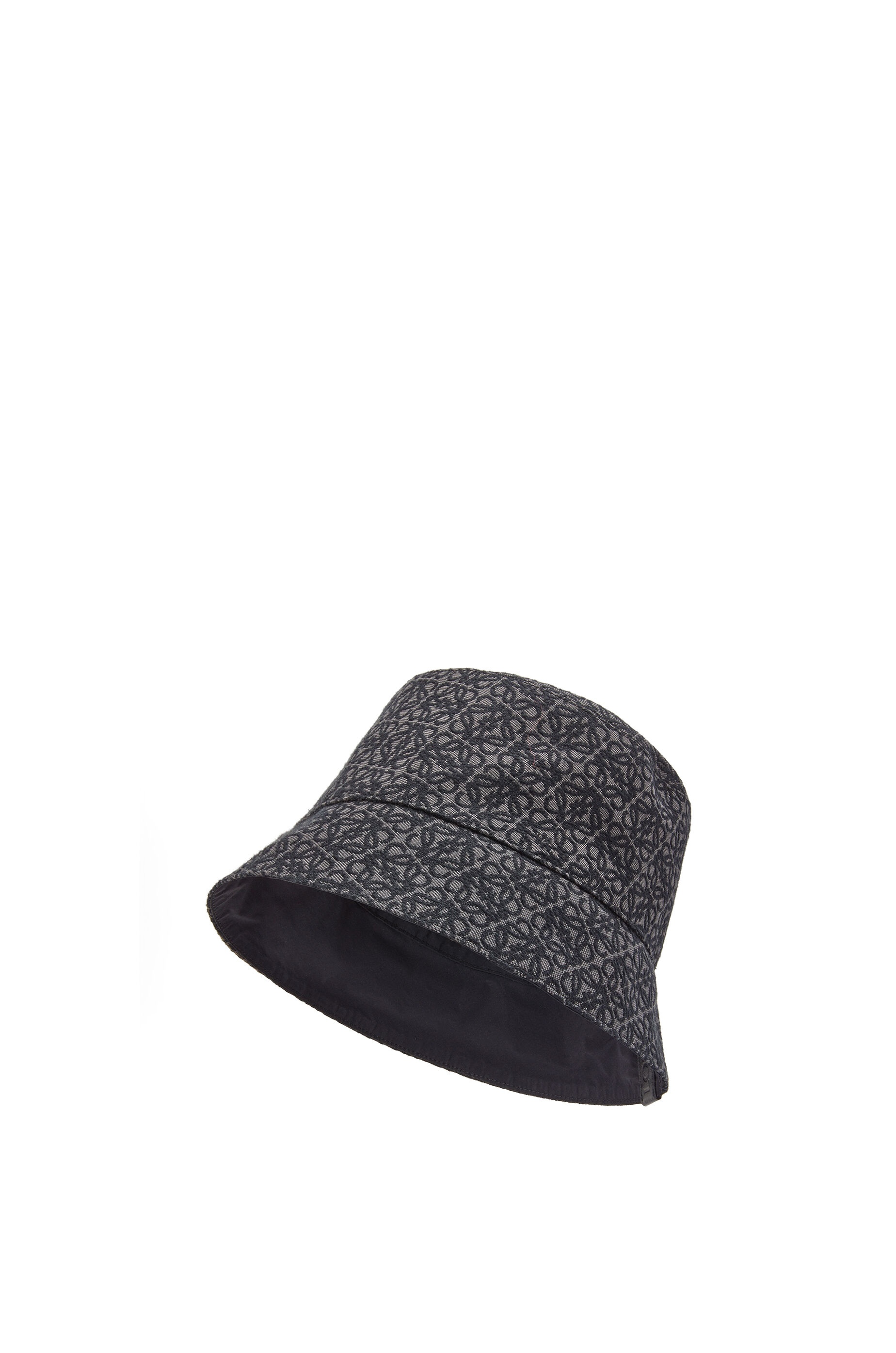 Reversible Anagram bucket hat in jacquard and nylon - 1