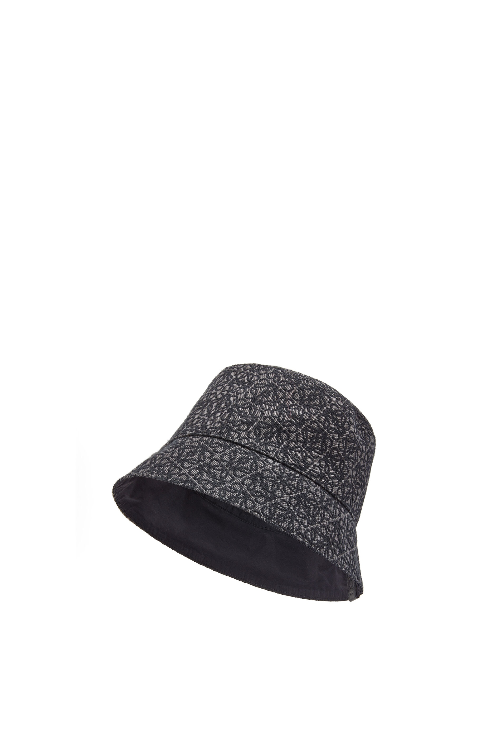 Reversible bucket hat in Anagram jacquard and nylon - 1