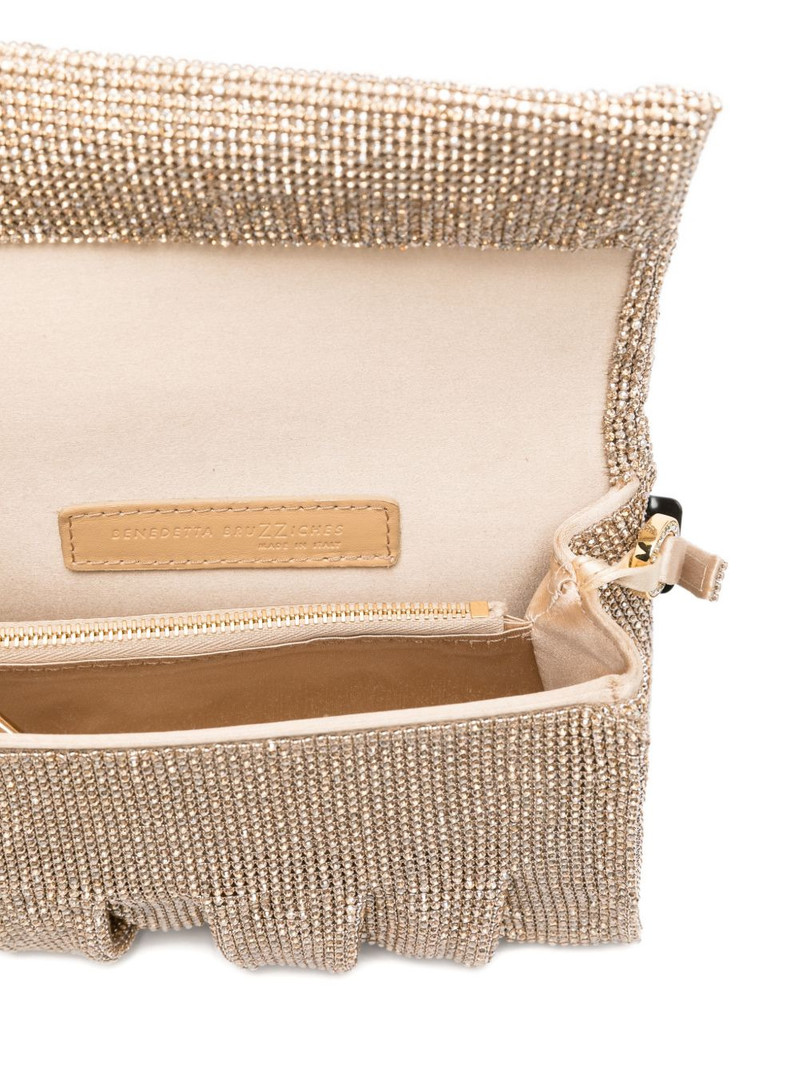 ruched embellished mini bag 5