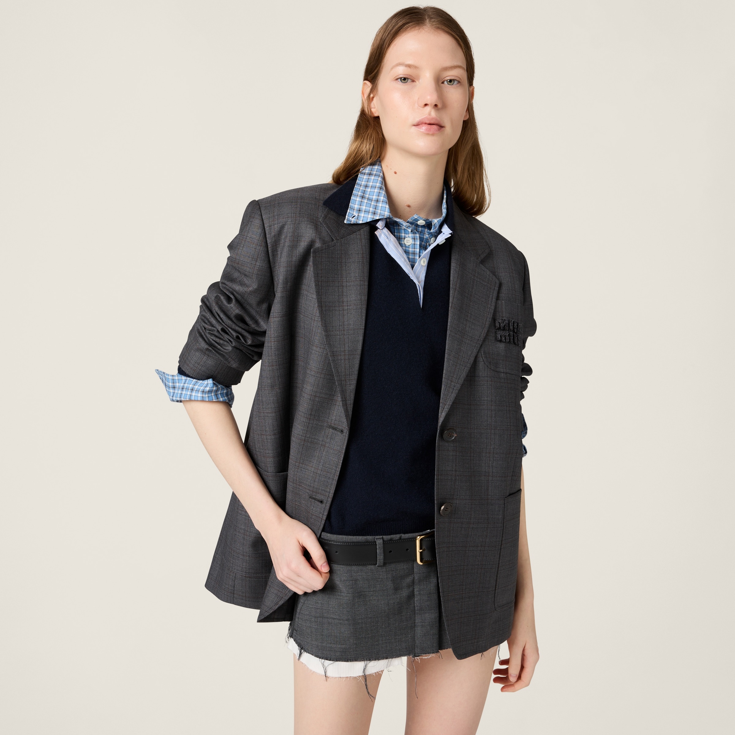 Prince of Wales checked wool jacket - 5