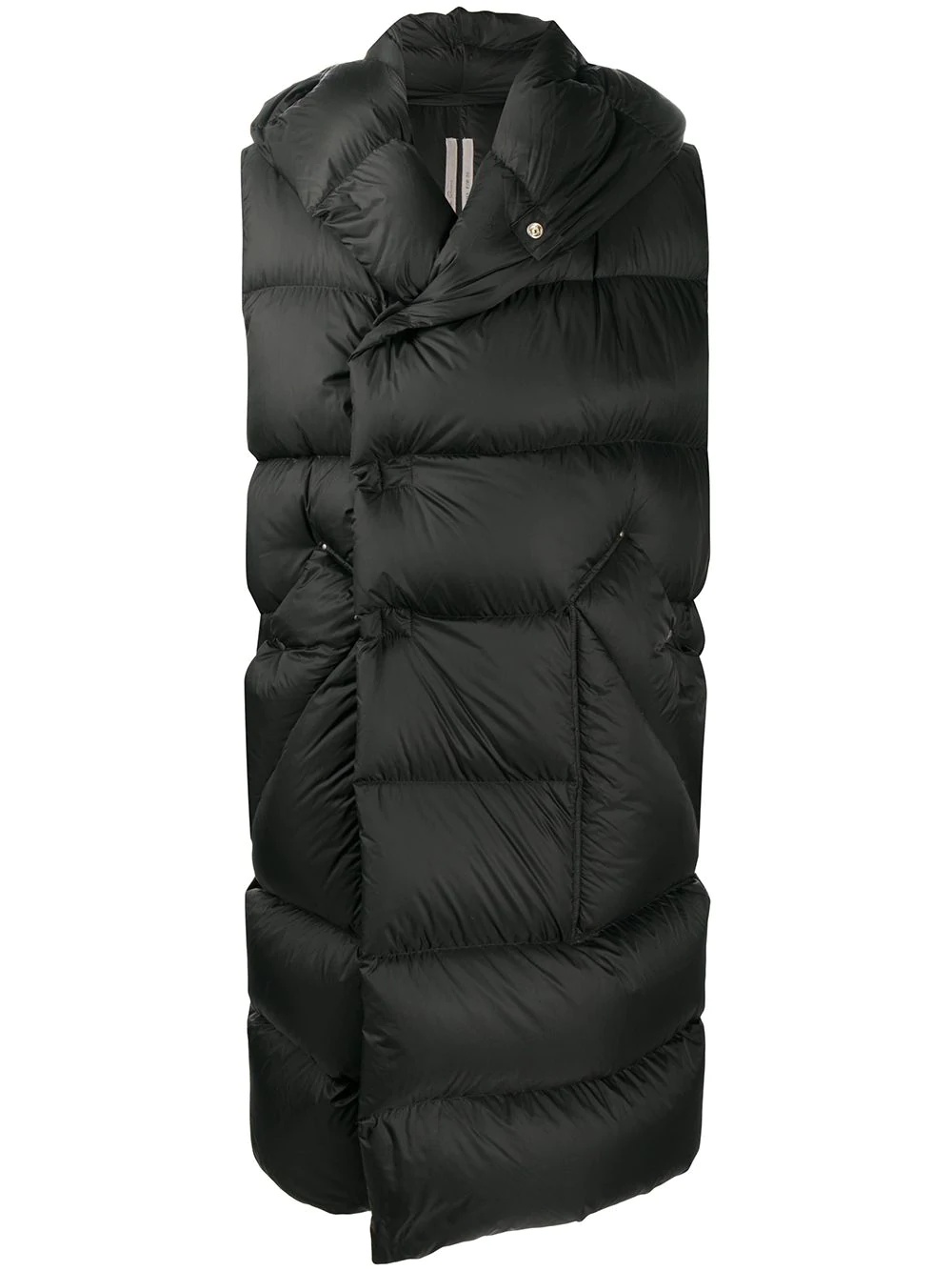 hooded padded gilet - 1