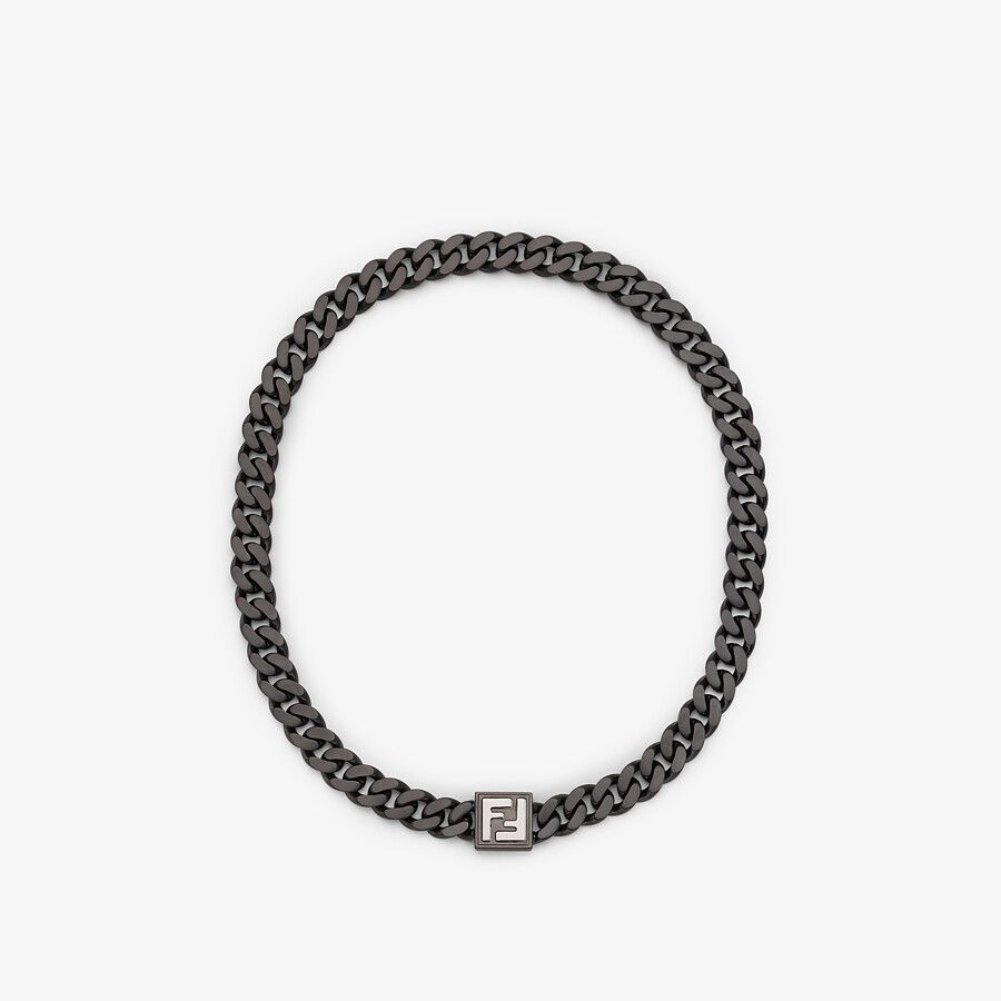 Ruthenium-colored necklace - 1