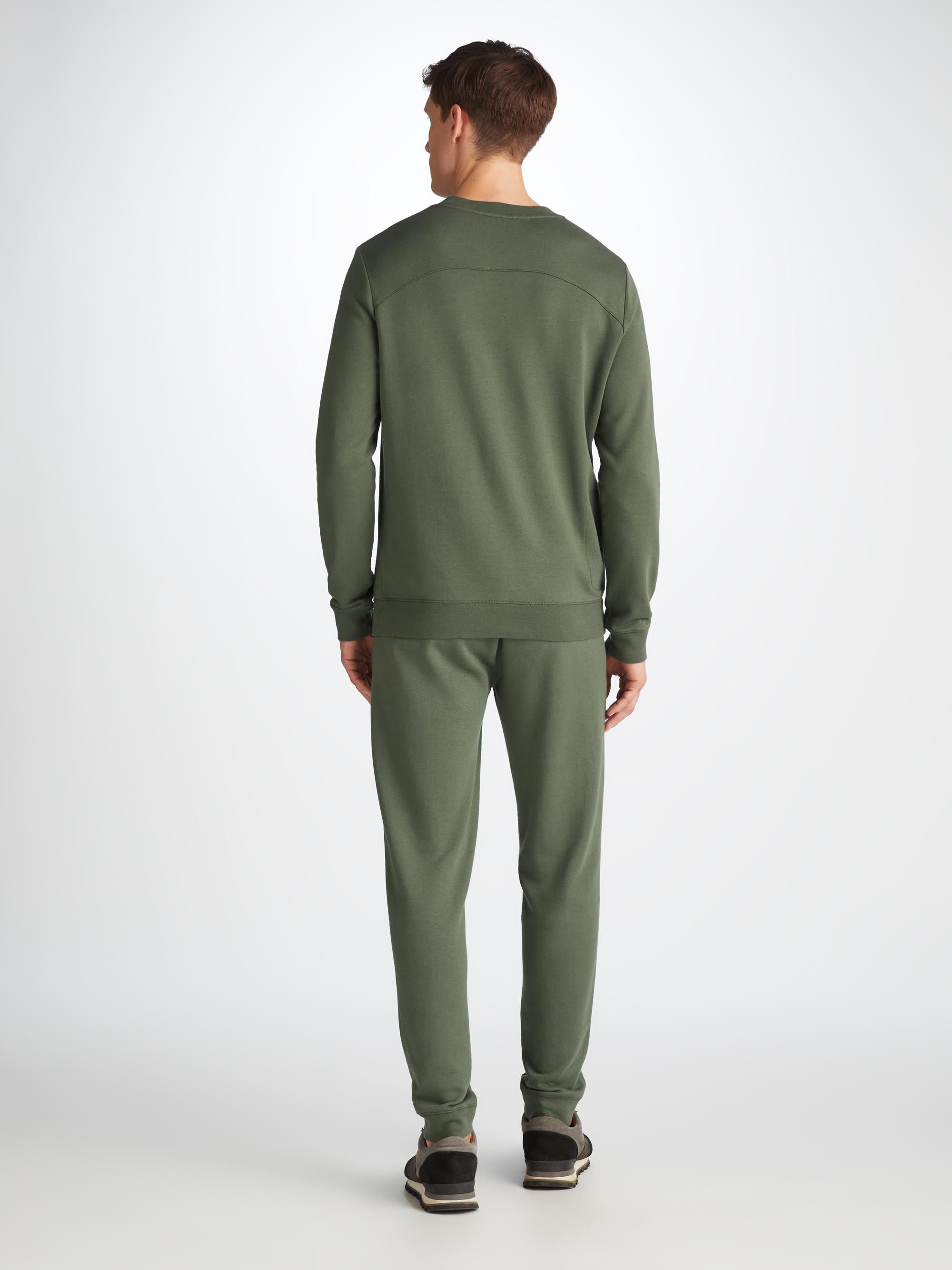 Men's Sweatshirt Quinn Cotton Modal Soft Green - 4