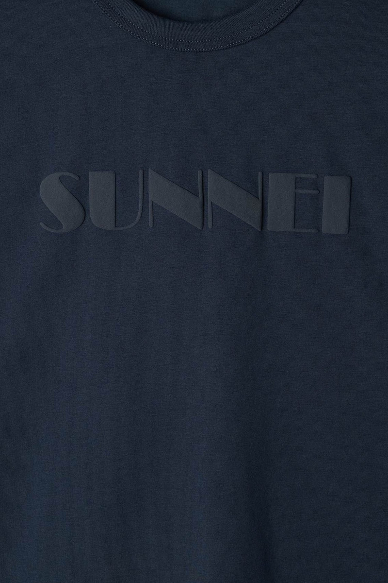 BIG LOGO SPRAYED T-SHIRT / dark blue 8