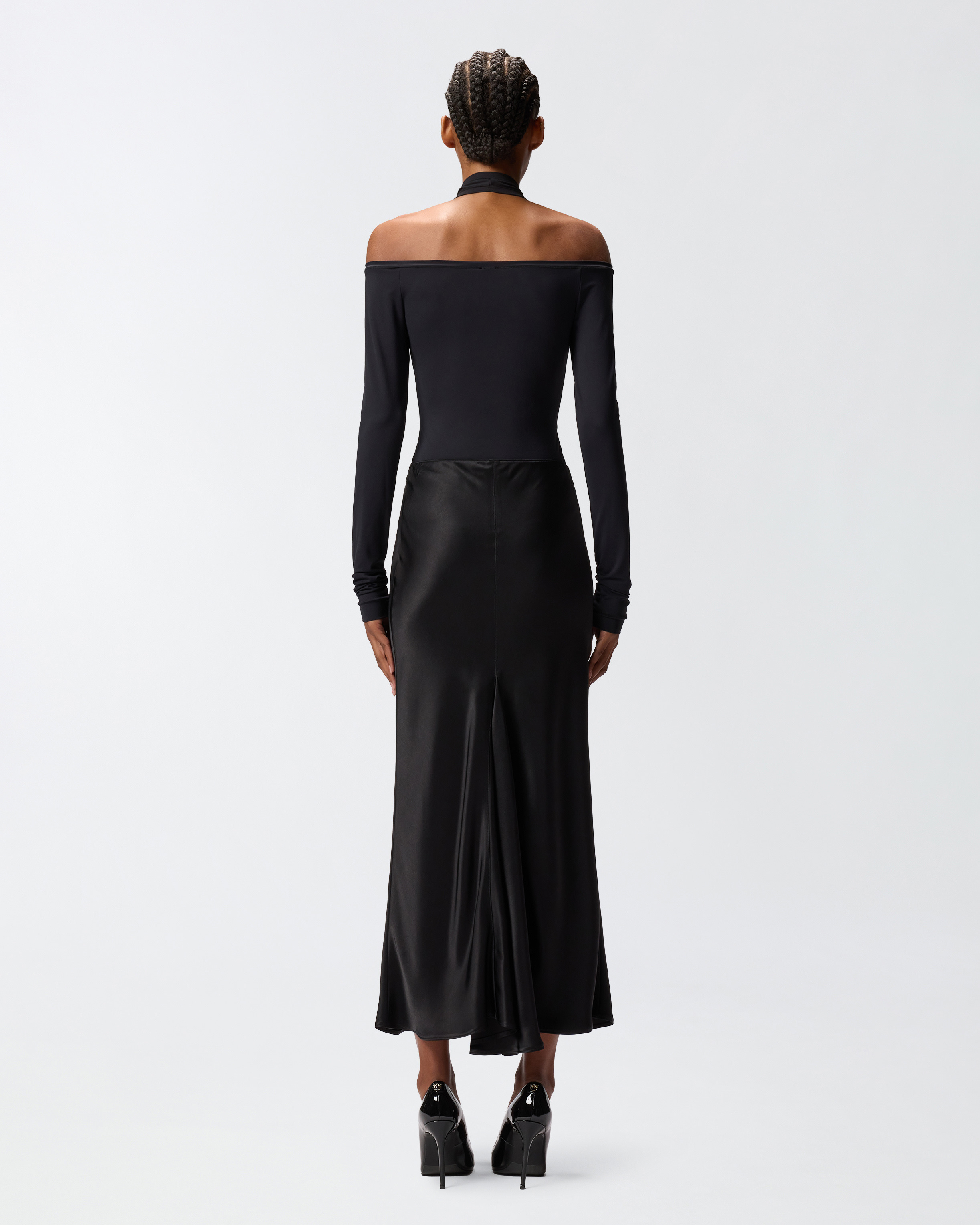 LONG-SLEEVED BODYSUIT WITH OPEN SHOULDERS - 4