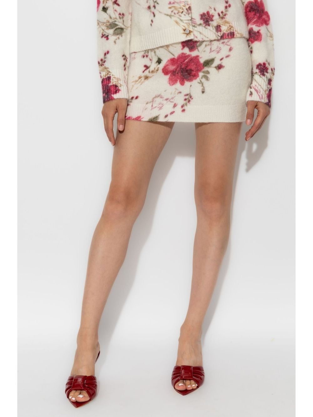 floral-pattern mini skirt - 3