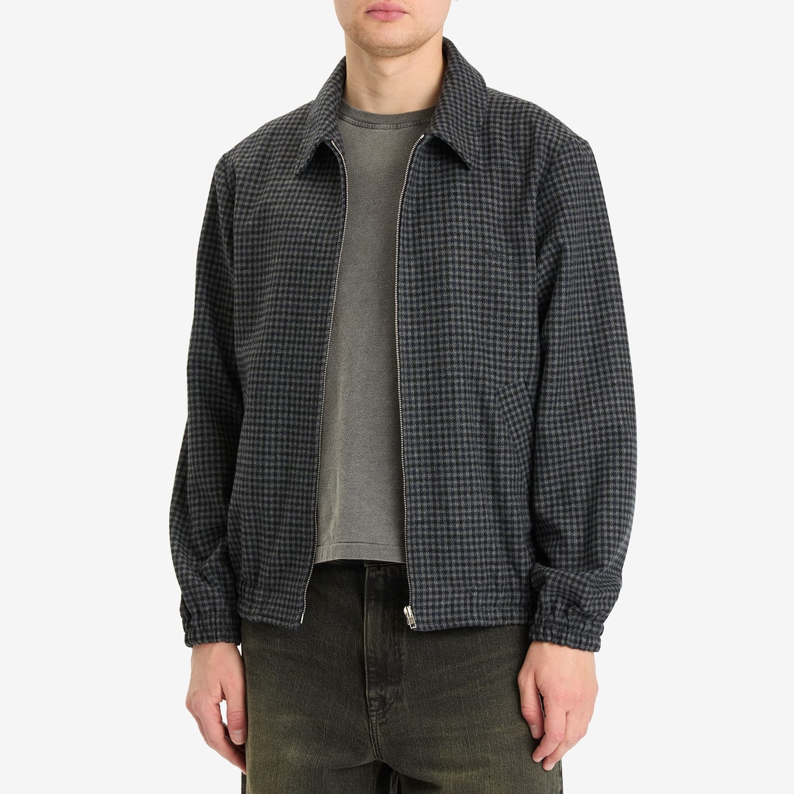 A.P.C. Gilbert Houndstooth Check Wool Jacket - 2