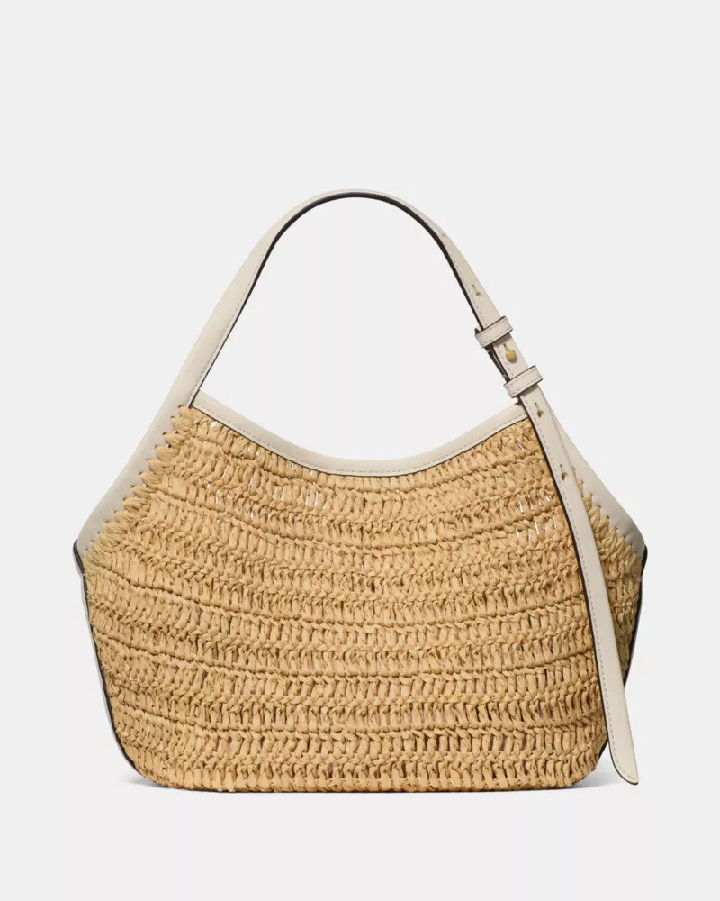 Deco Straw Small Tulip Tote Bag 5