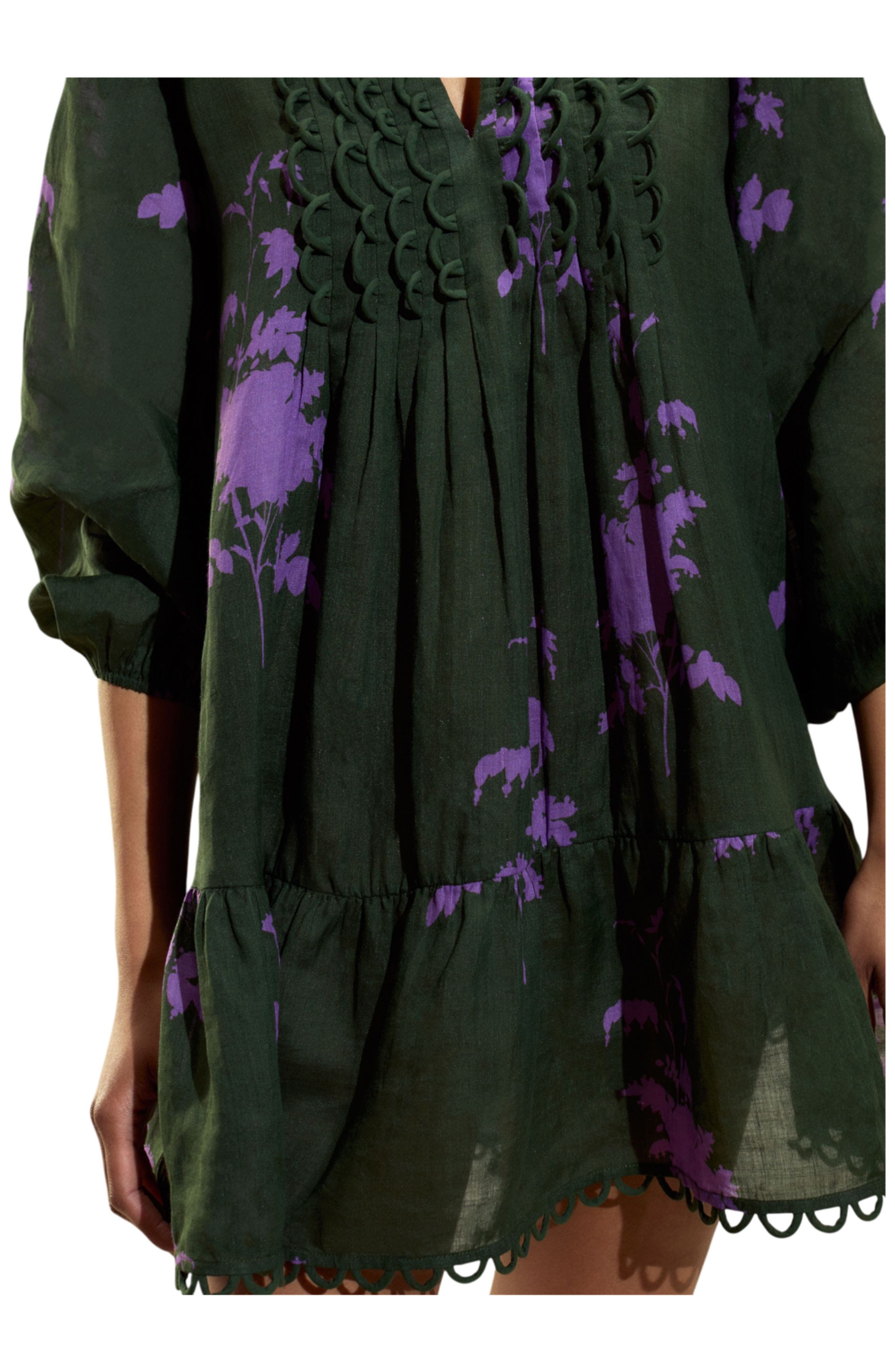 Cynthia Rowley Sorrento Dress in Green/purple at Nordstrom - 4