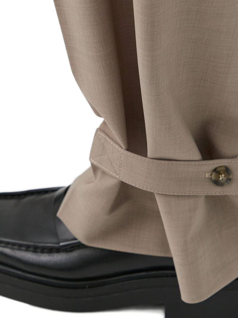 button-fastening tailored trousers 4