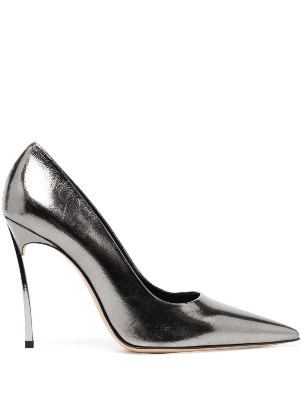 Superblade 100mm metallic-finish pumps - 1