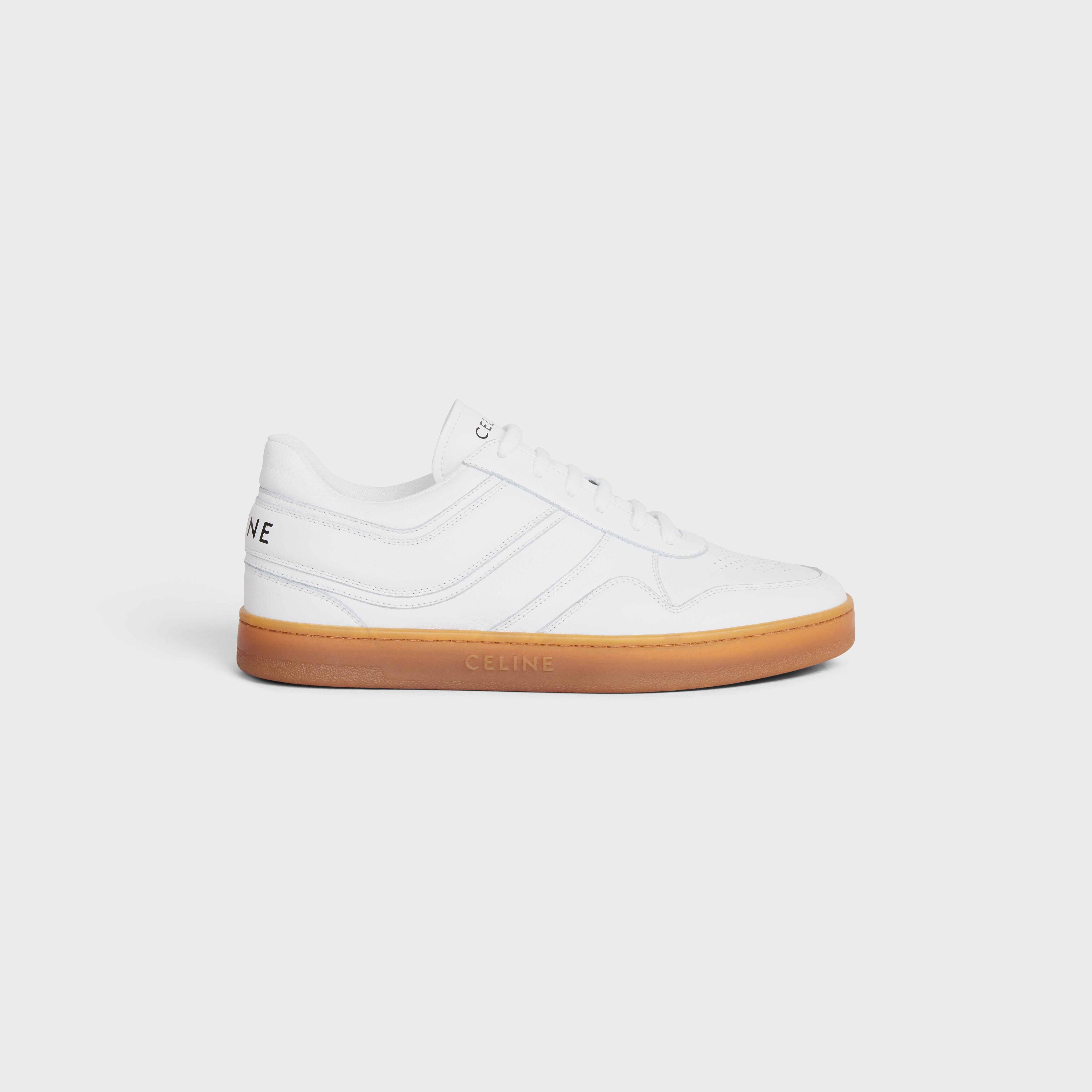 CELINE TRAINER LOW LACE-UP SNEAKER in CALFSKIN - 1