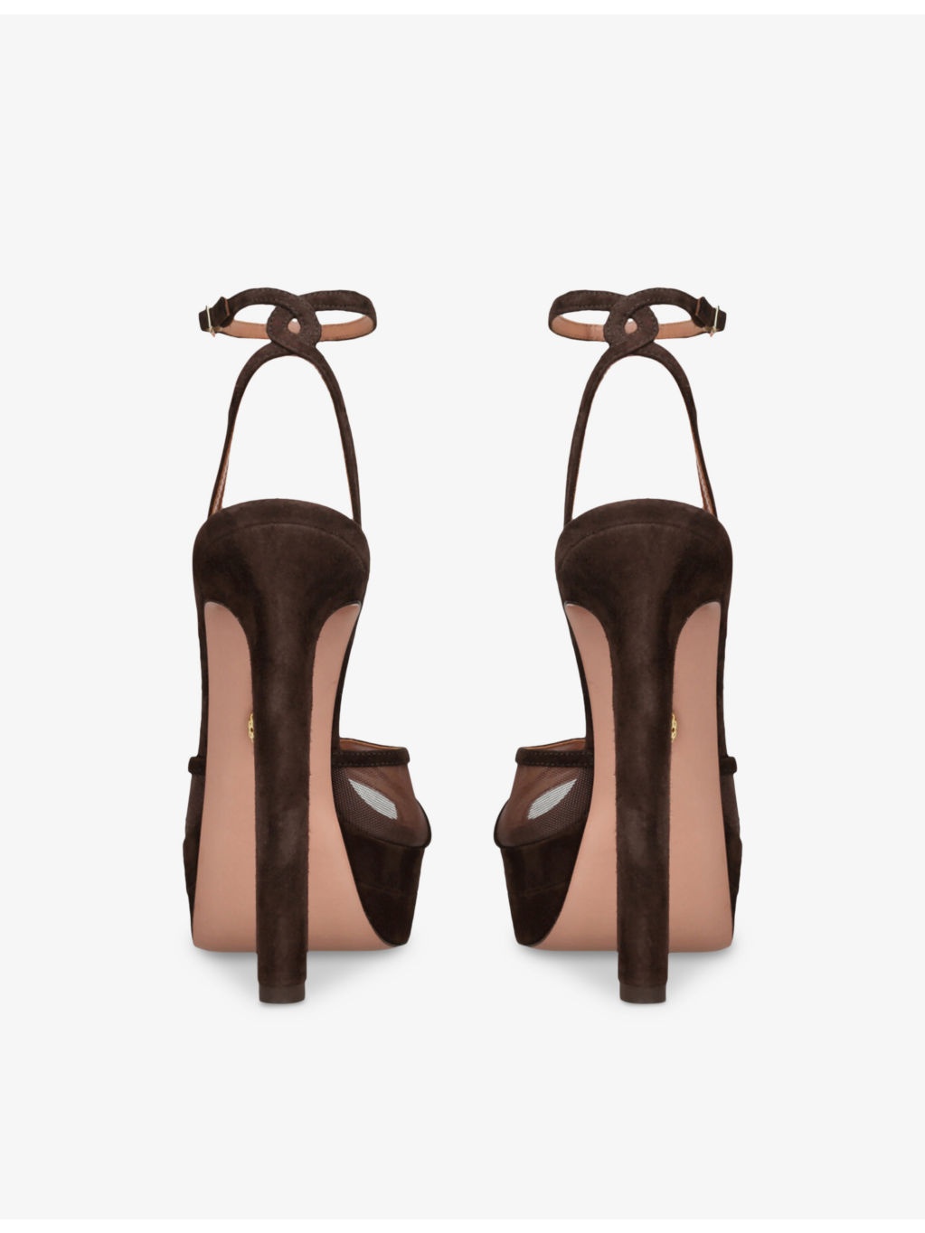 Shear Plateau 130 Suede Heeled Sandals - 4