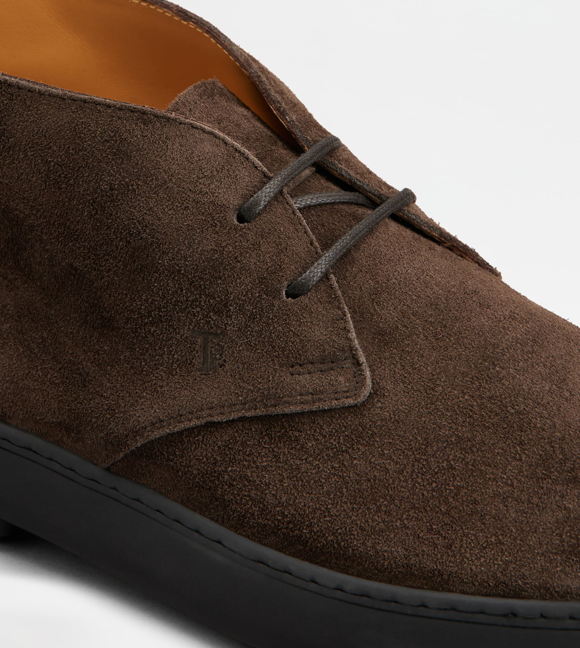 WINTER GOMMINO DESERT BOOTS IN SUEDE - BROWN - 6