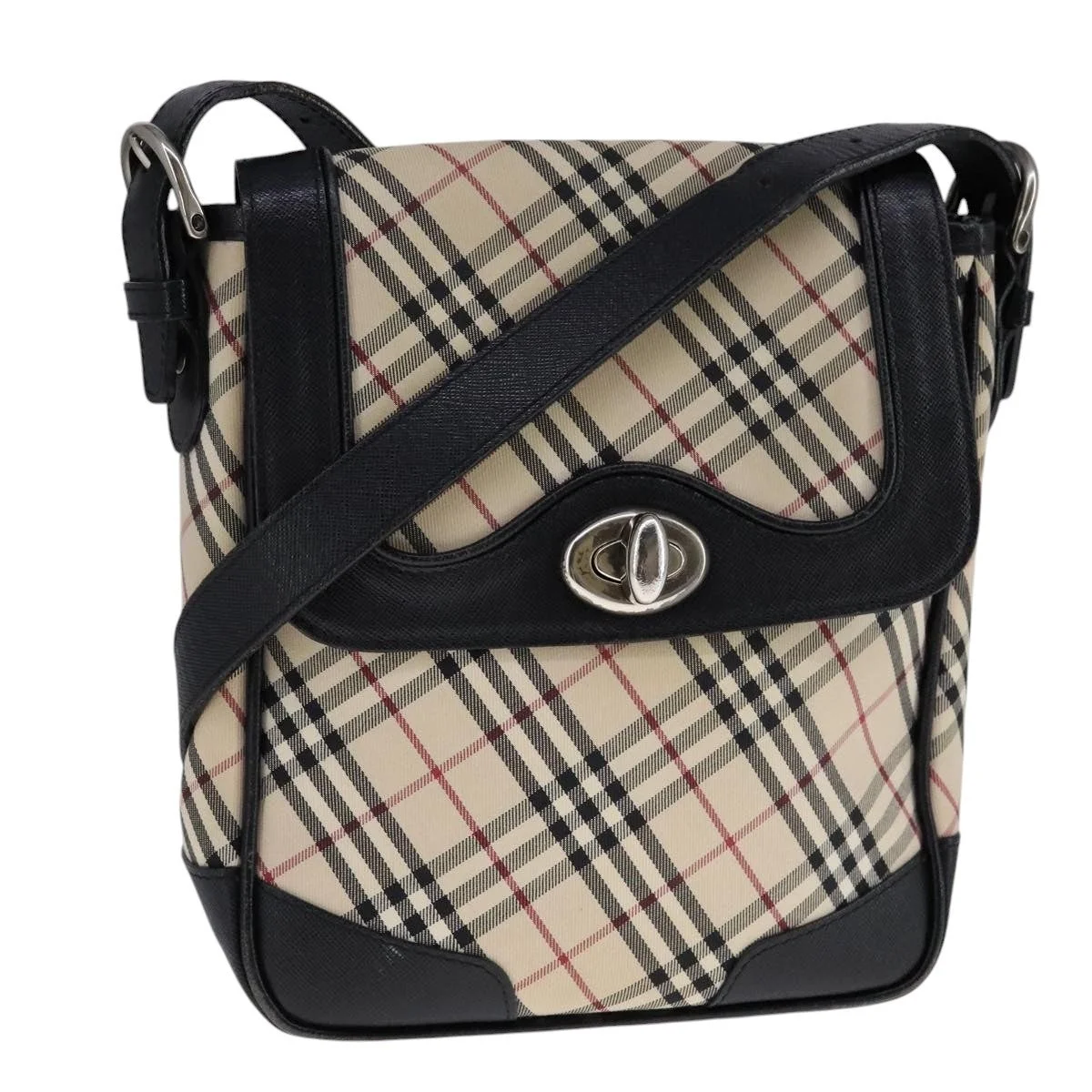 Burberry Nova Check Shoulder Bag Canvas Beige - 1