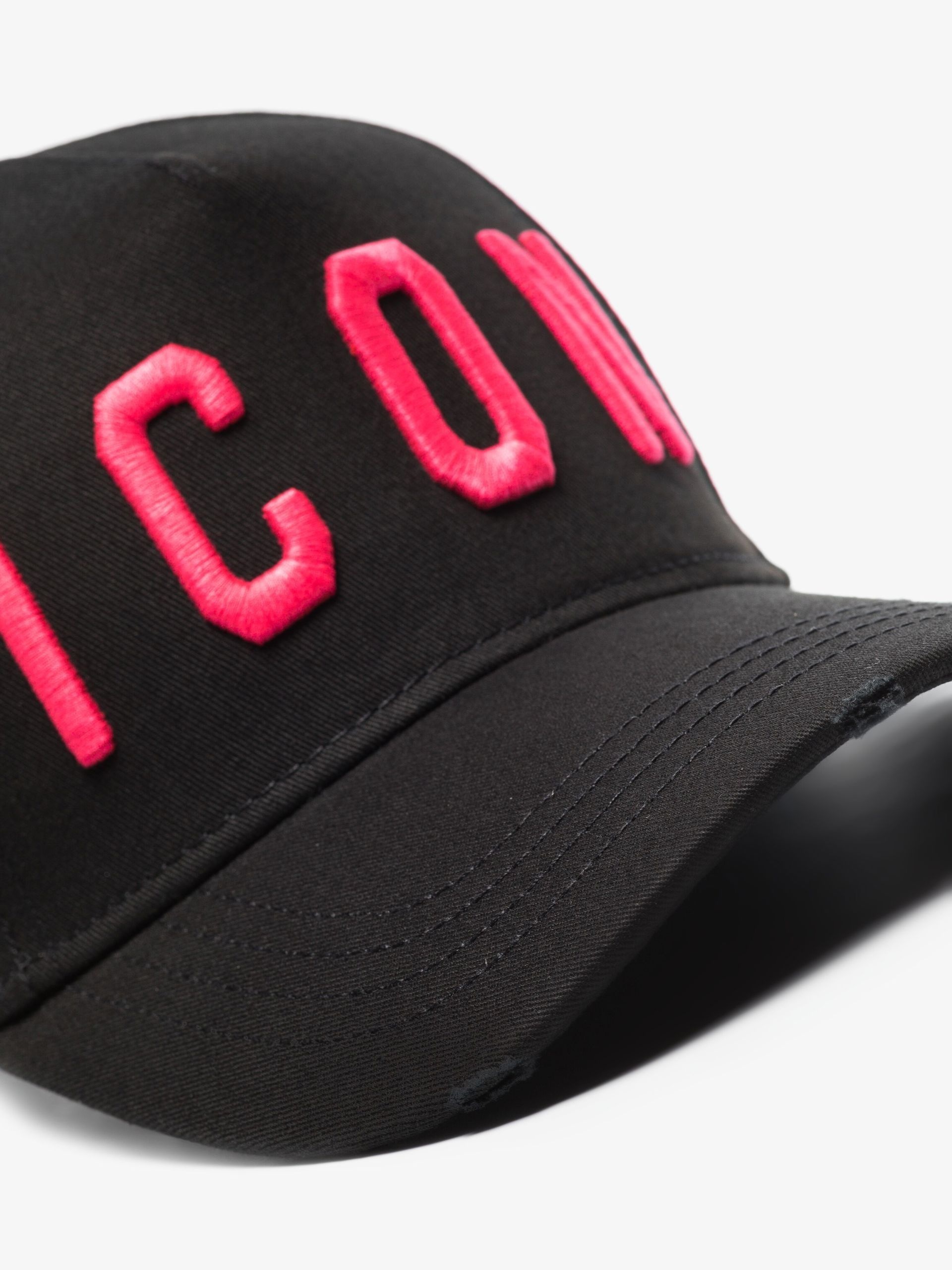 DSQUARED2 Black Icon Logo Baseball Cap brownsfashion REVERSIBLE