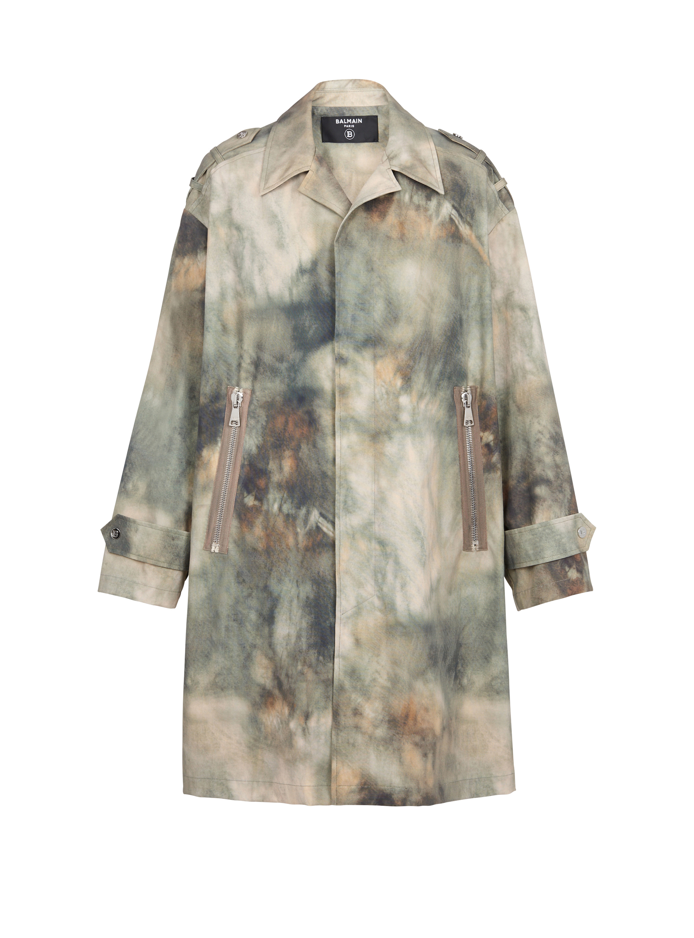 Desert print cotton coat - 1