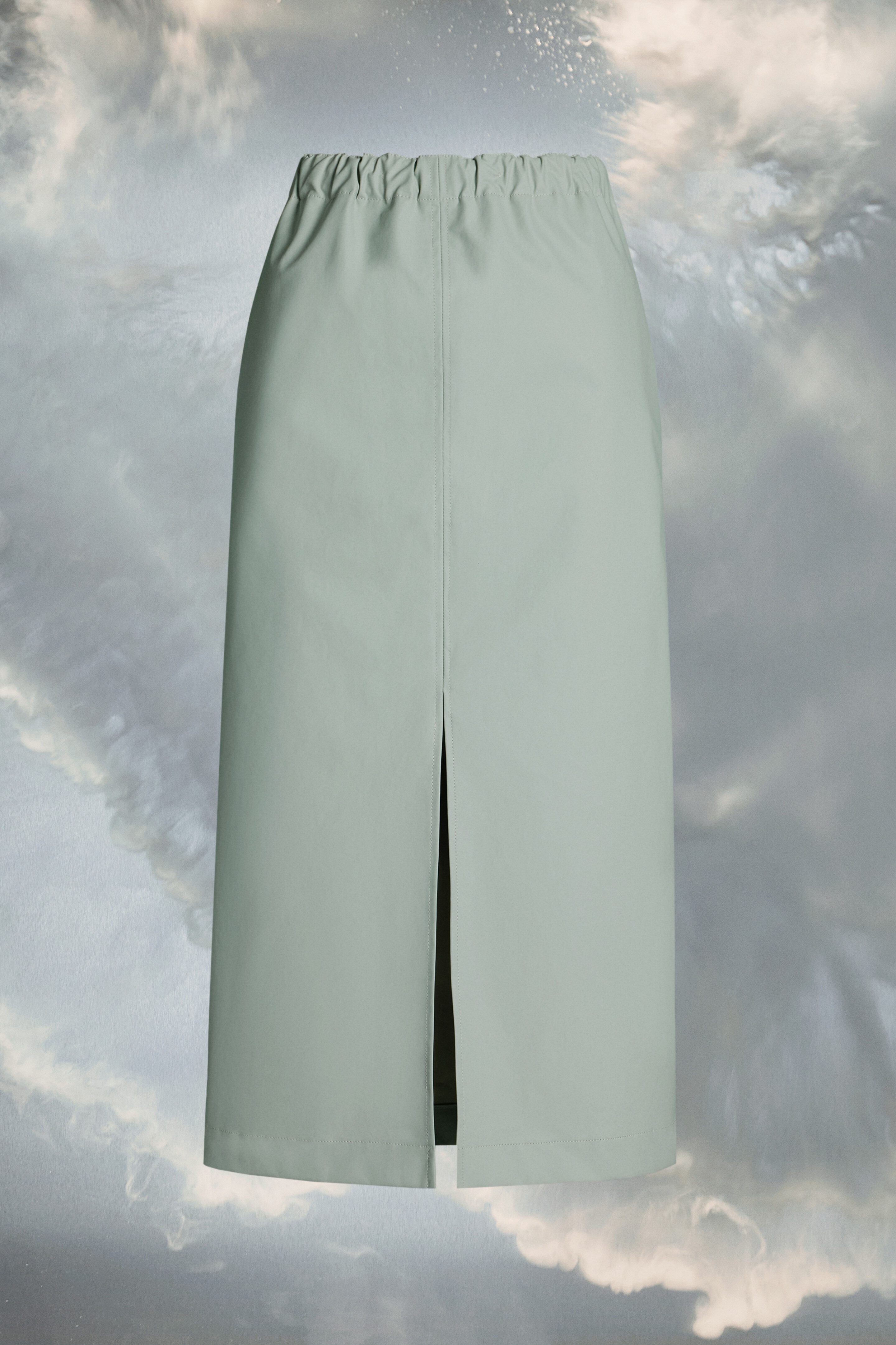 Faux leather midi skirt - 1