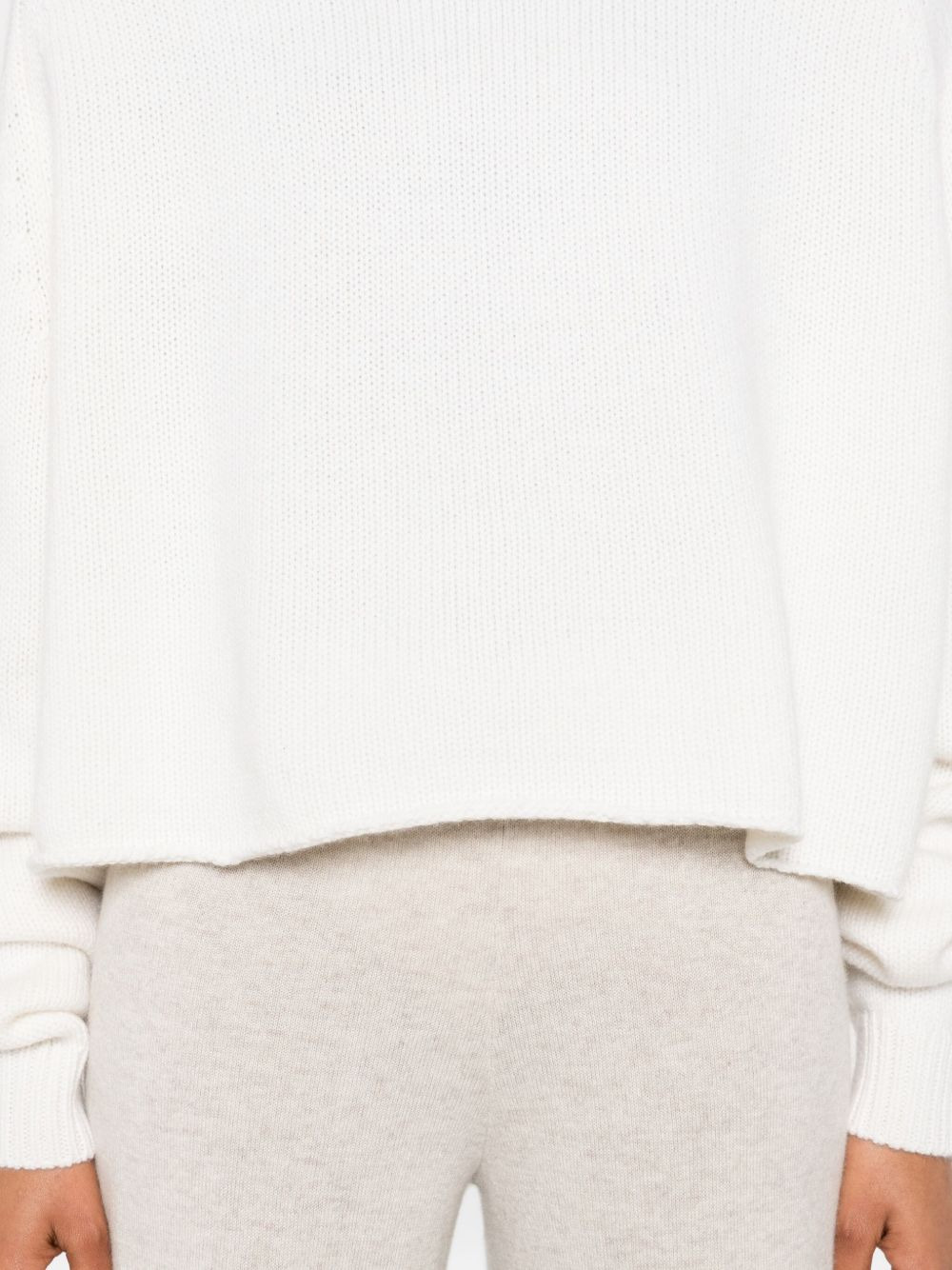 turtleneck cropped sweater - 5