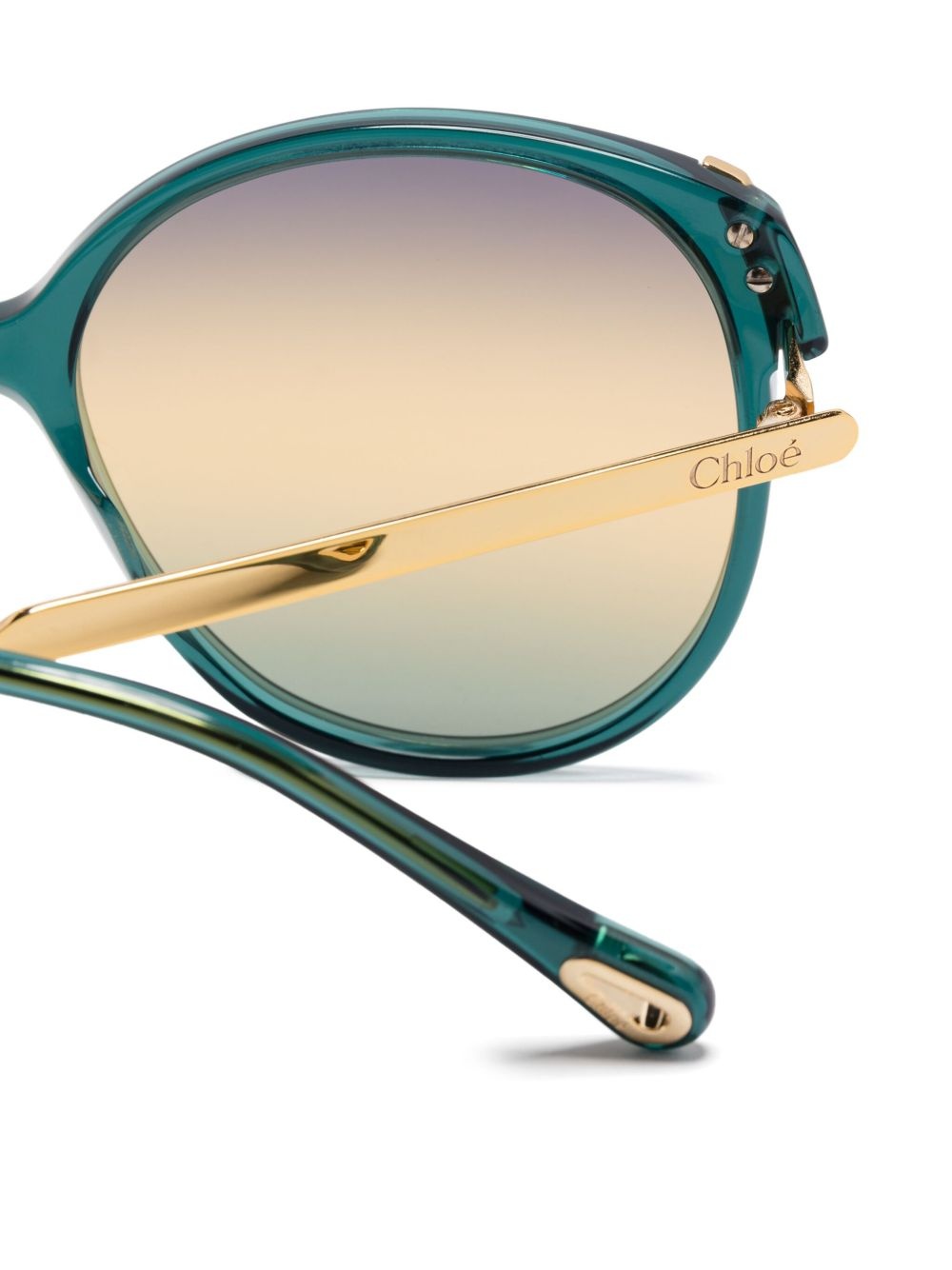 round-frame sunglasses - 3