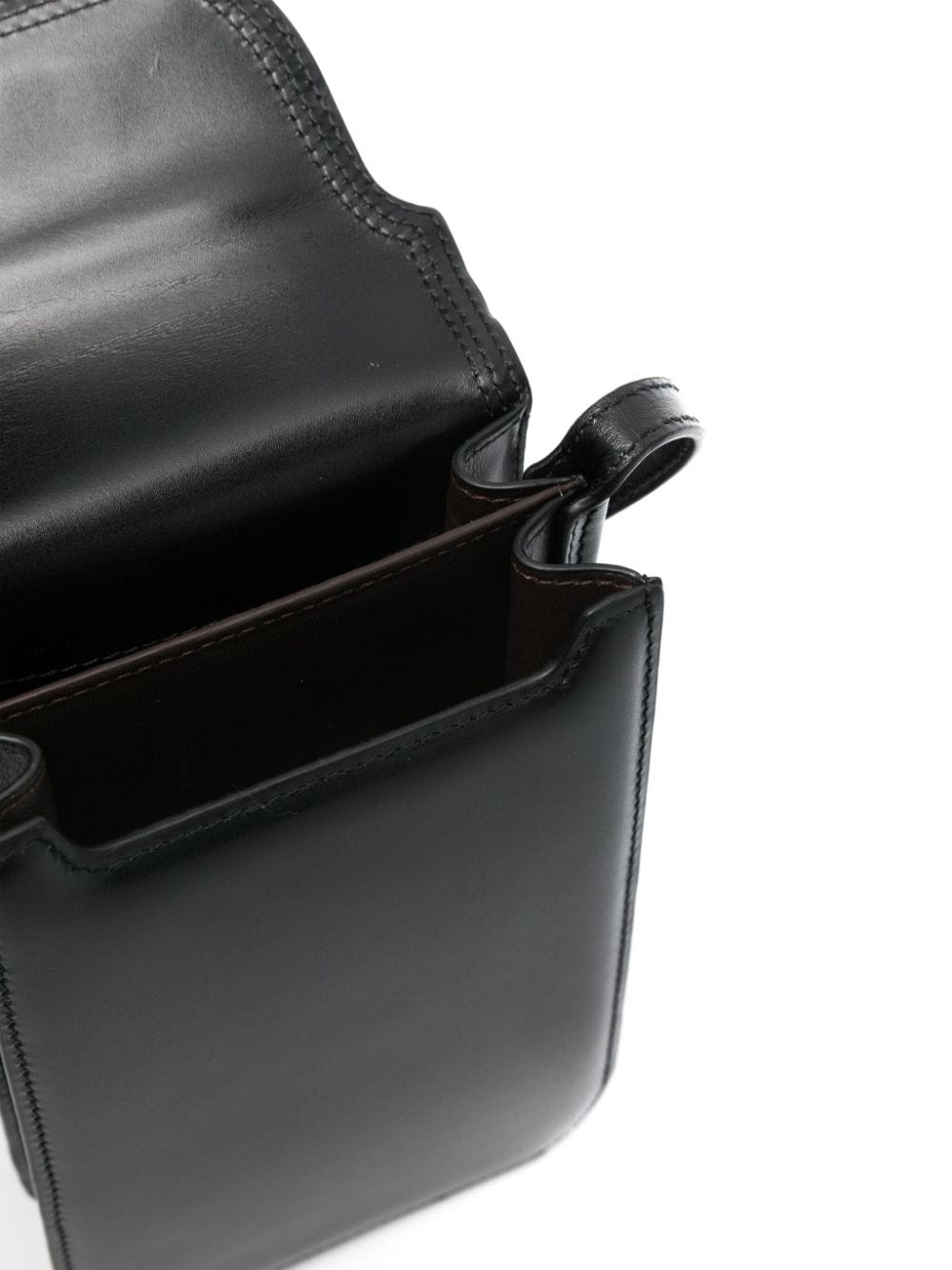 small Calepin leather messenger bag - 5