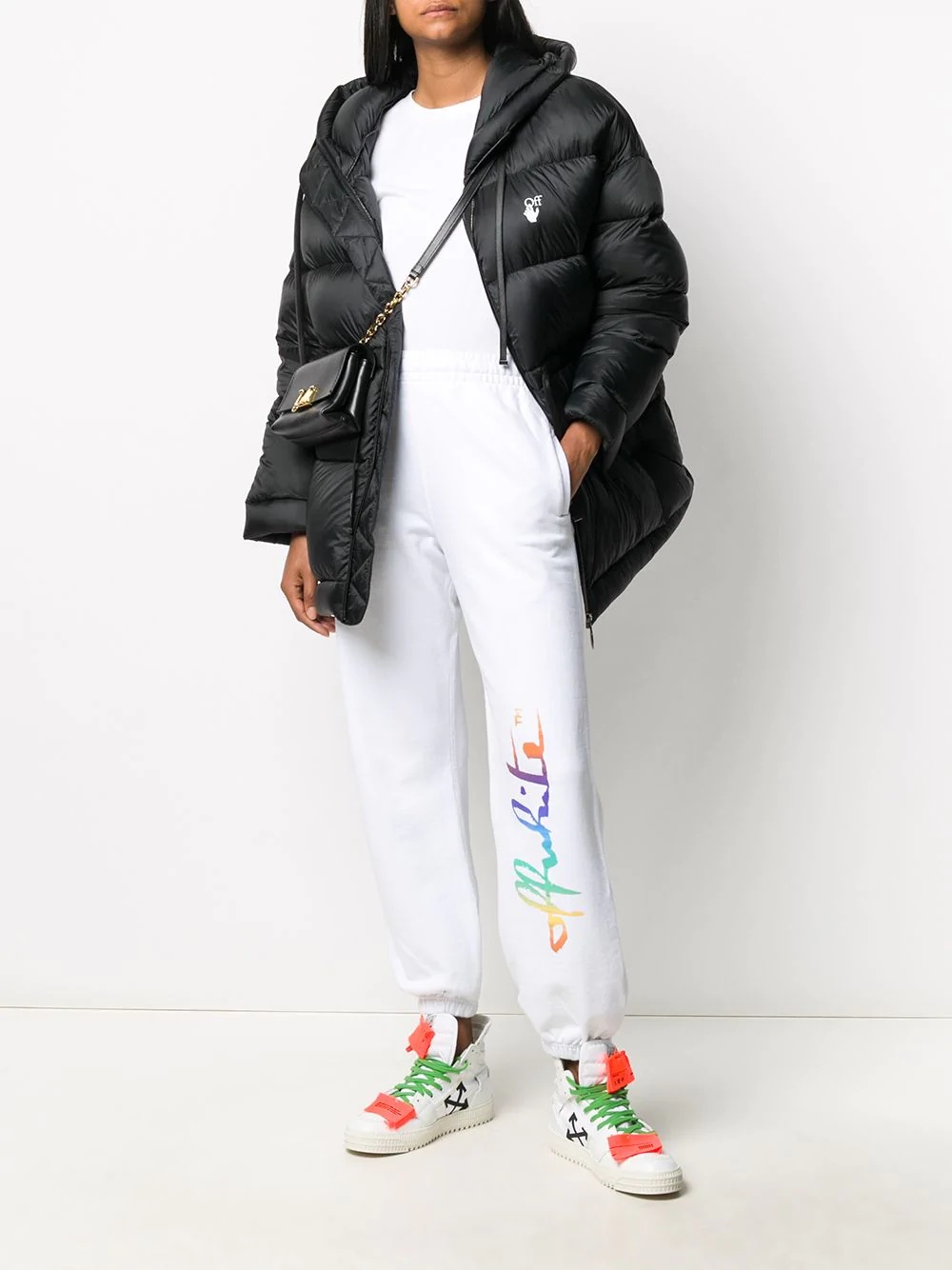 Rainbow logo track pants - 2