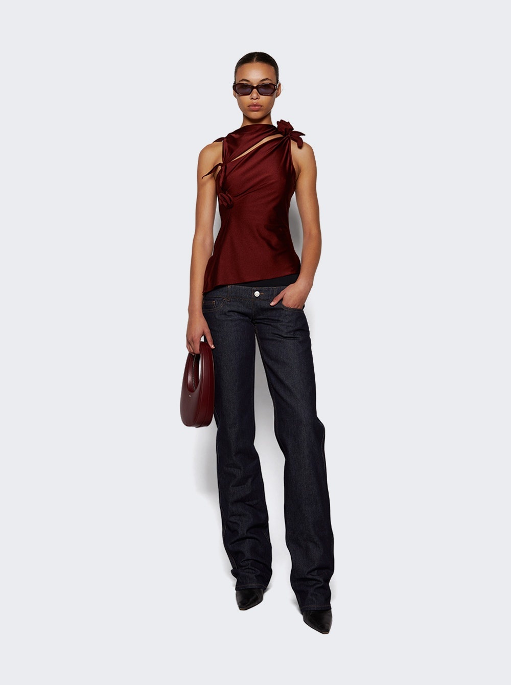 Jersey Hybrid Denim Trousers Raw Blue - 2