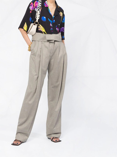 Stella McCartney Harley pleated paperbag trousers outlook