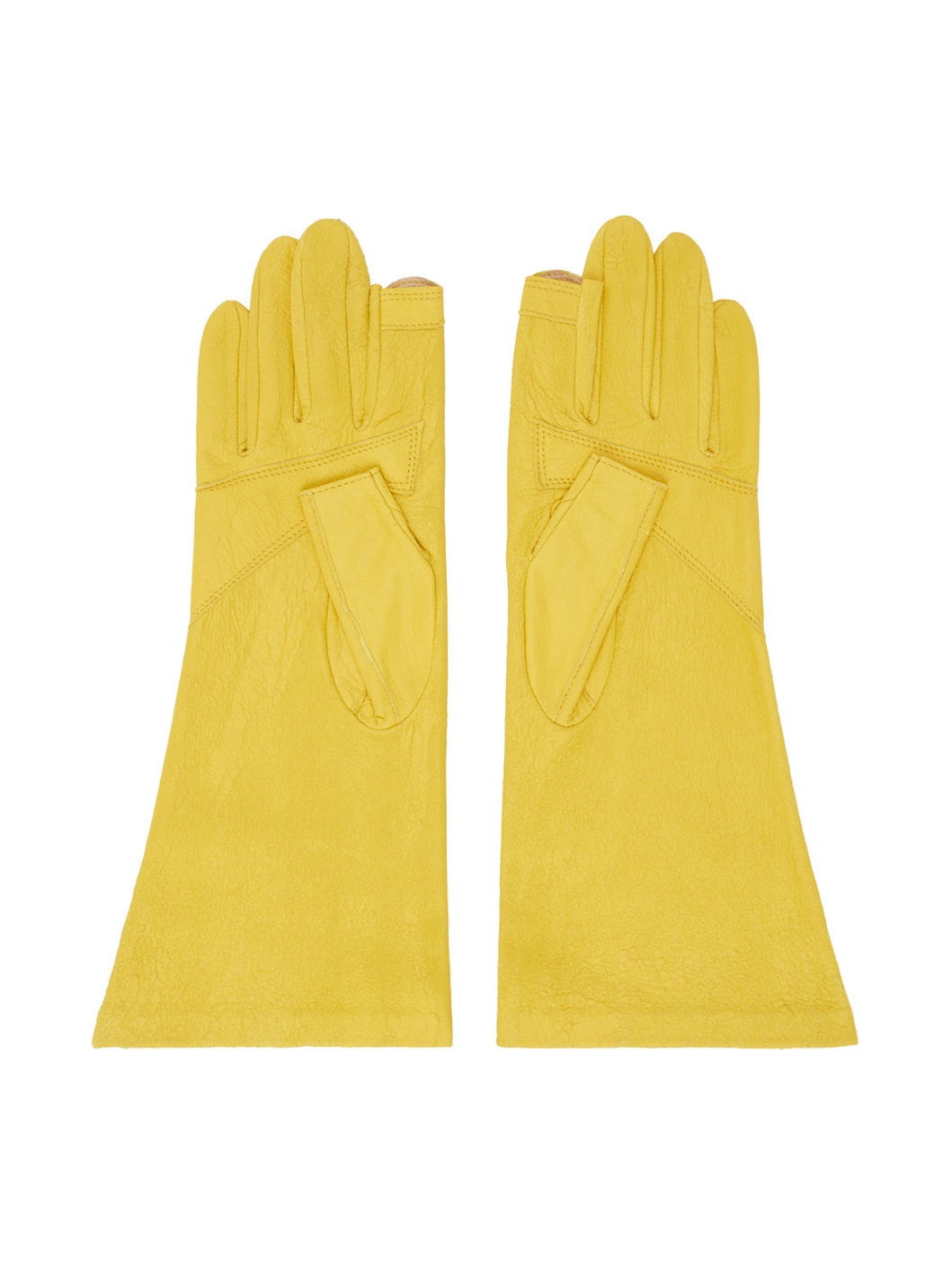 Yellow Porterville Short Gloves - 2