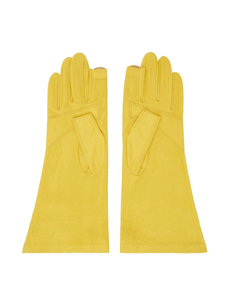 Rick Owens Yellow Porterville Short Gloves outlook