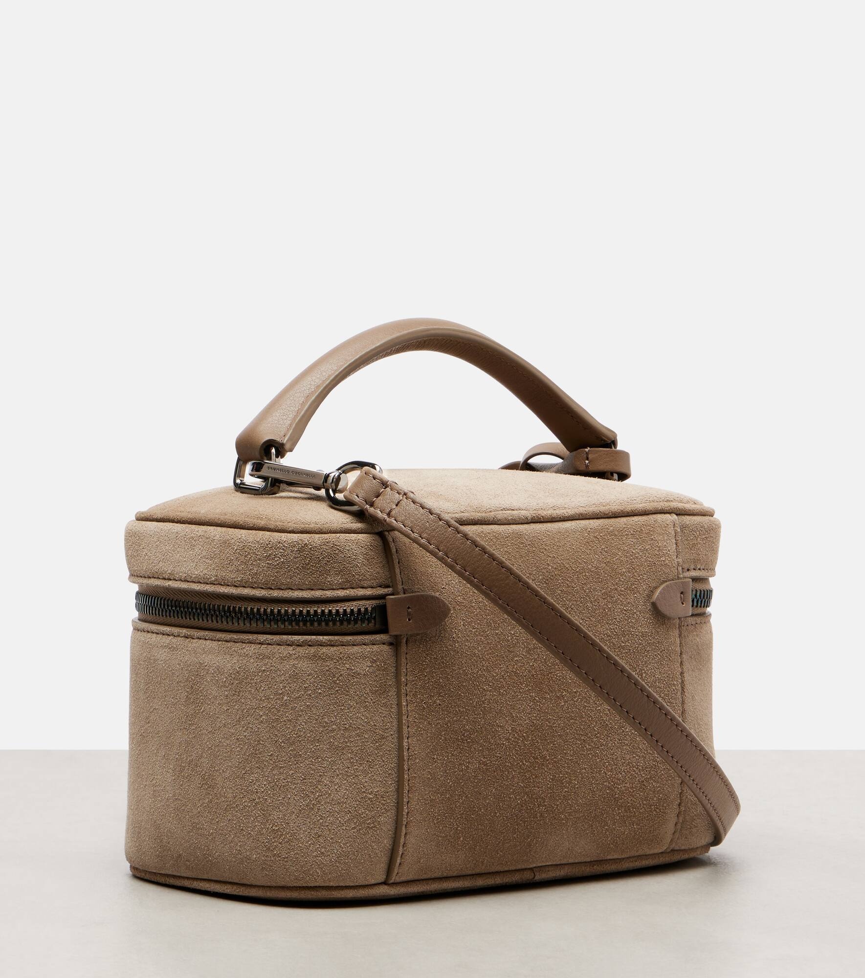 Sartorial Icon Small suede tote bag - 4