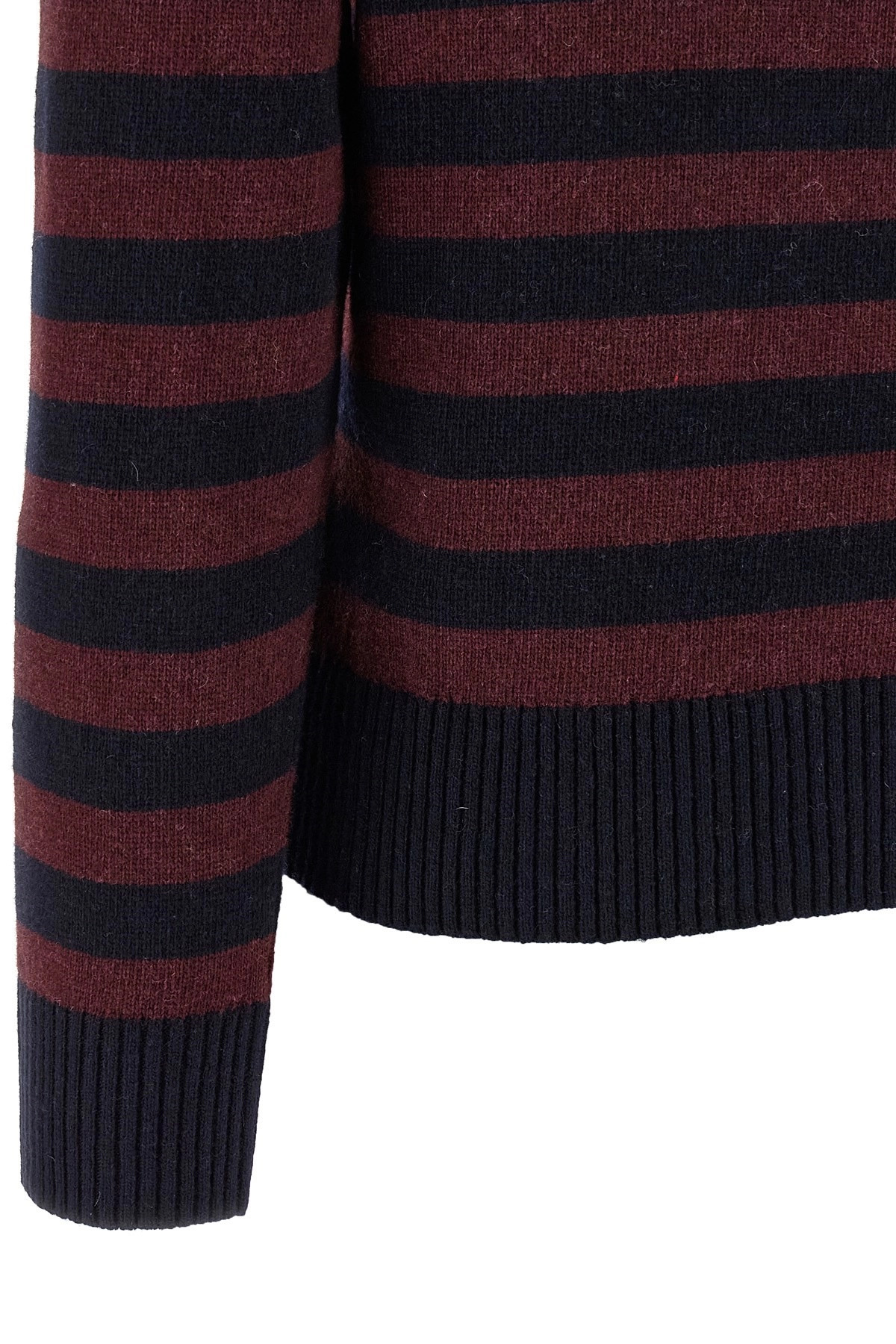 'Graphic Wool Mix Poodle Stripe' sweater - 4