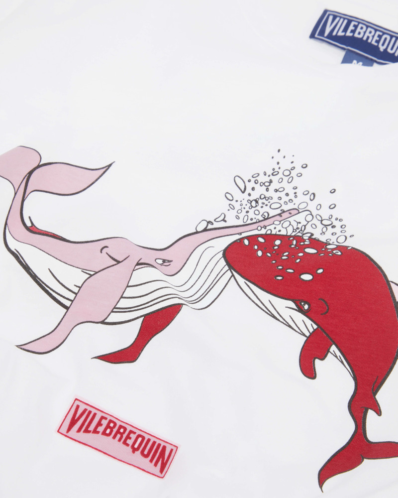 MEN T-SHIRT WHALES LOVE 5