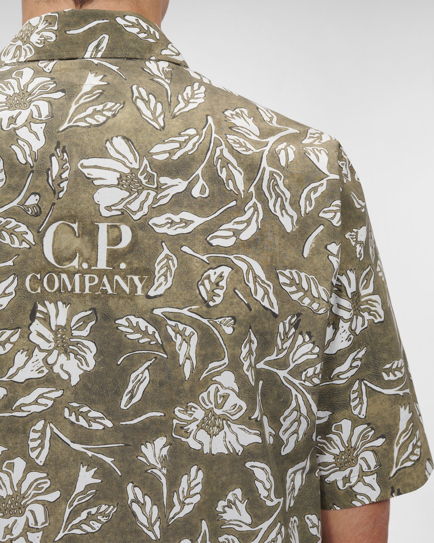 All-over Printed Popeline Short Sleeved Shirt - 6