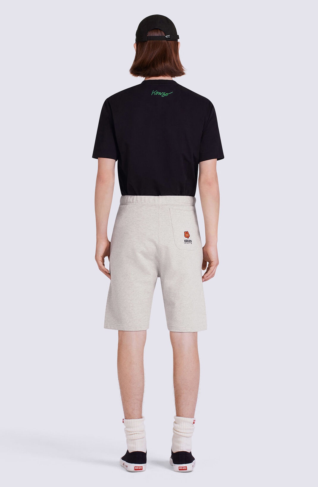 'BOKE FLOWER' crest shorts - 4