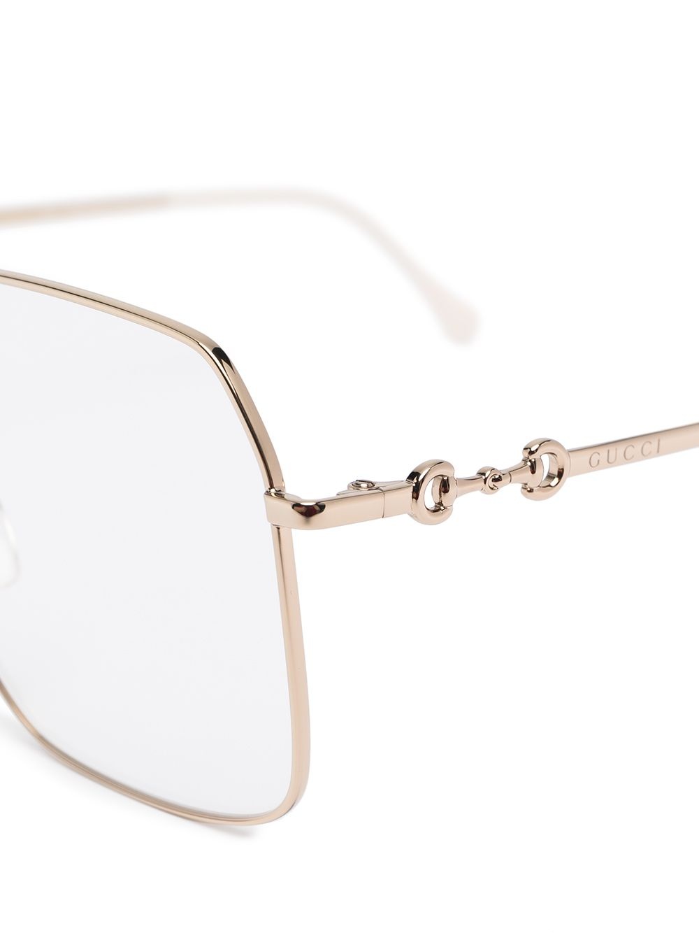 square-frame oversized glasses - 3