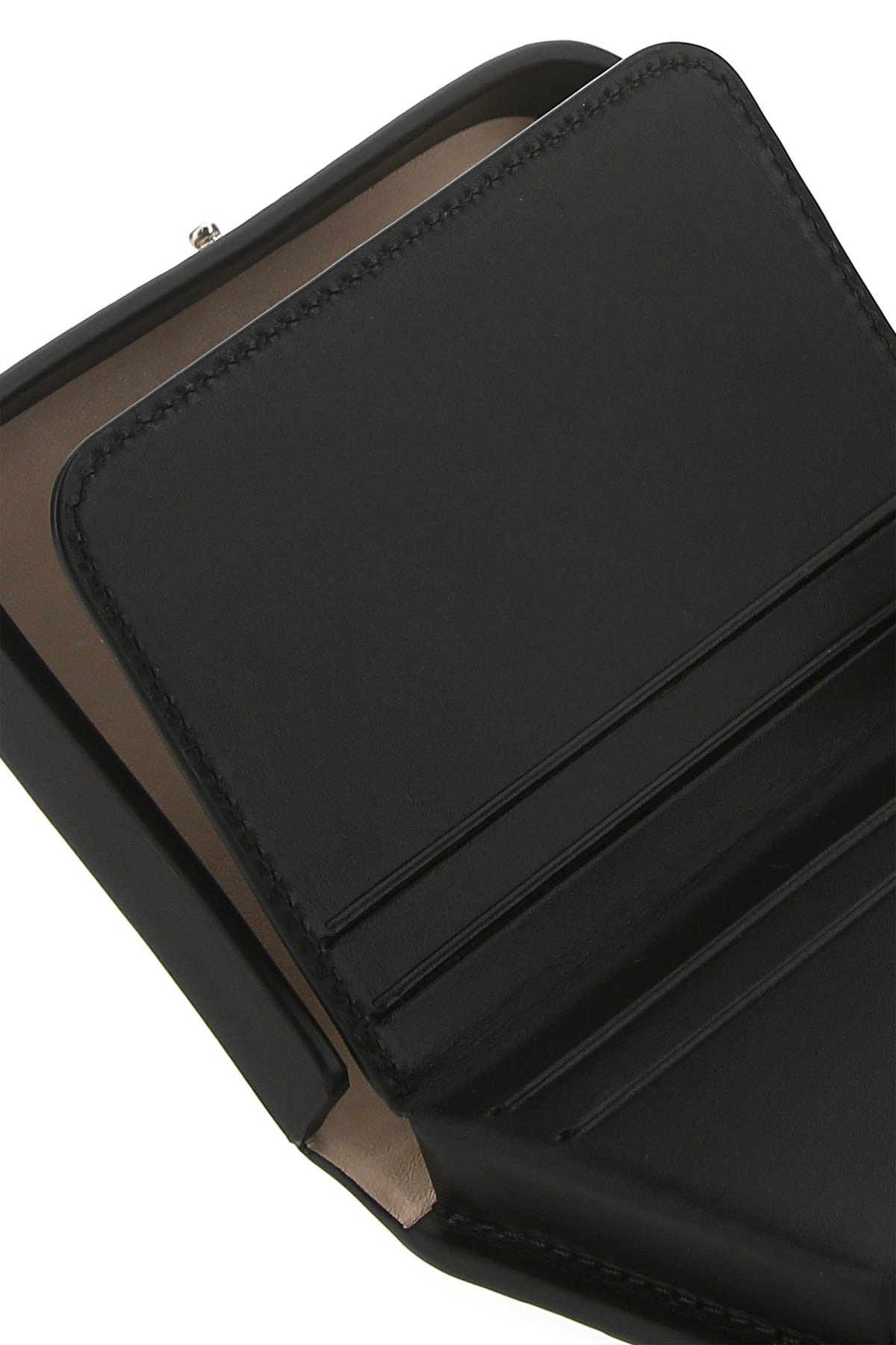 Black leather card holder - 4