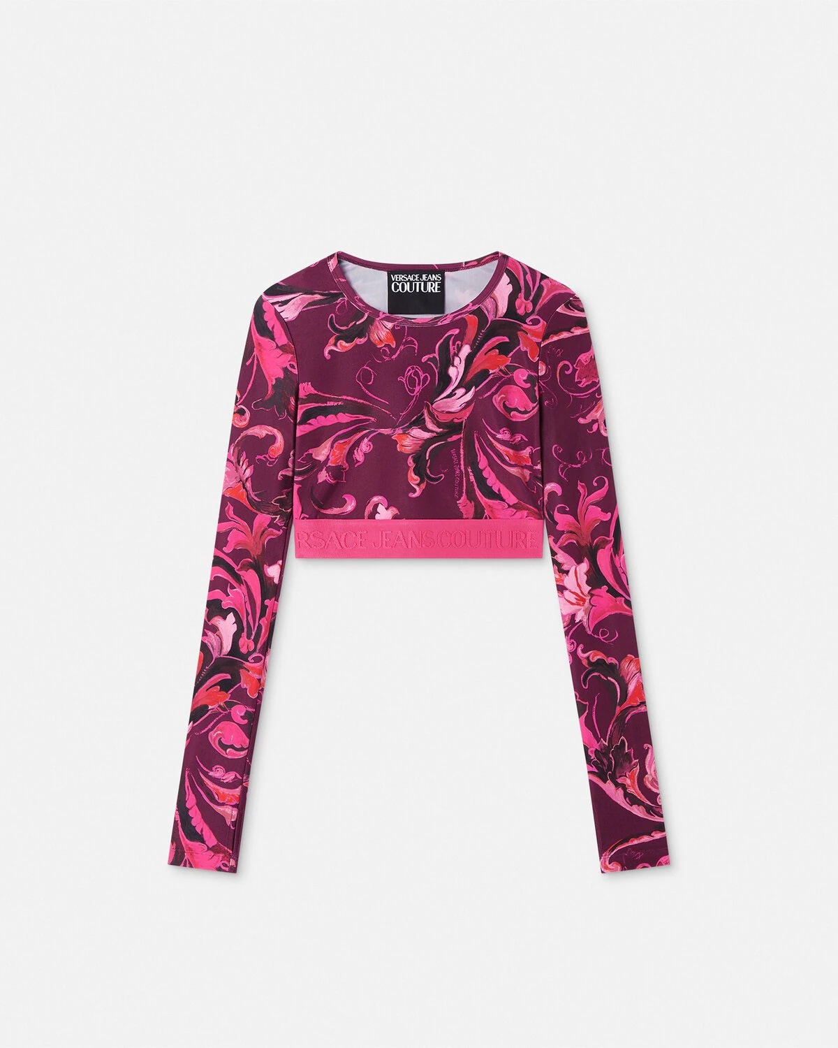 Porcelain Barocco Crop Top - 1