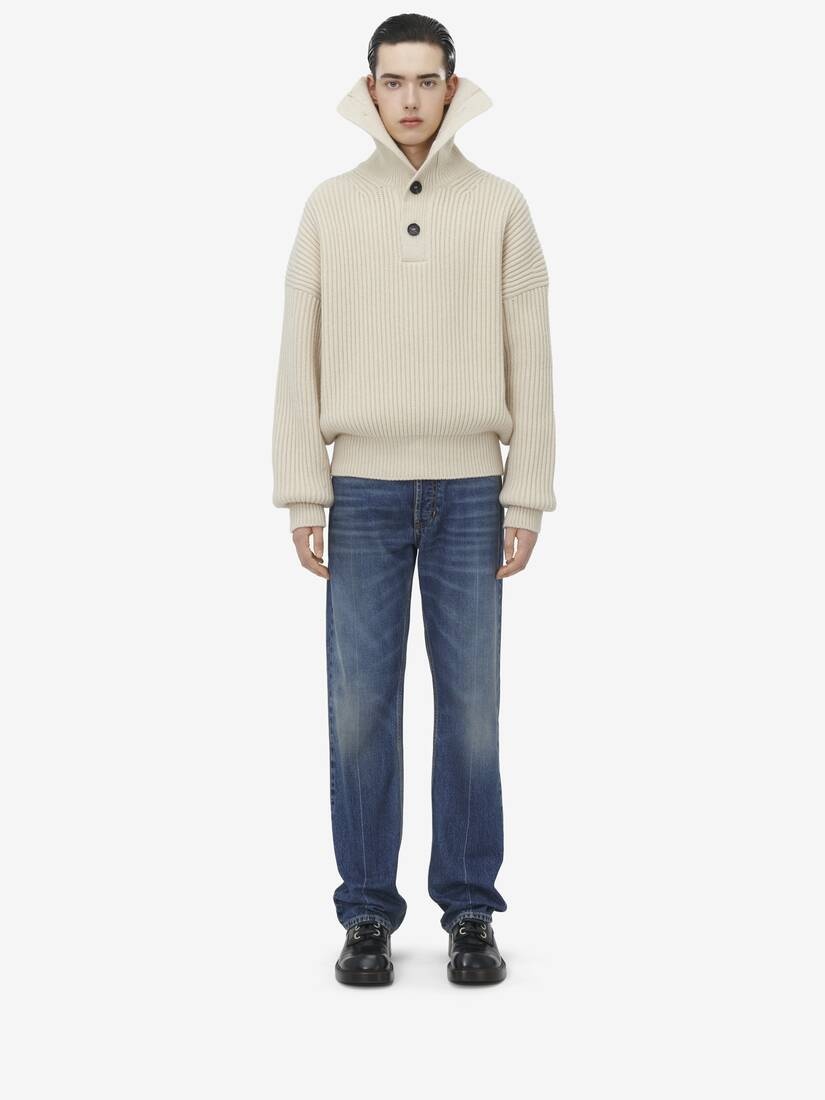 Funnel Neck Jumper - 3