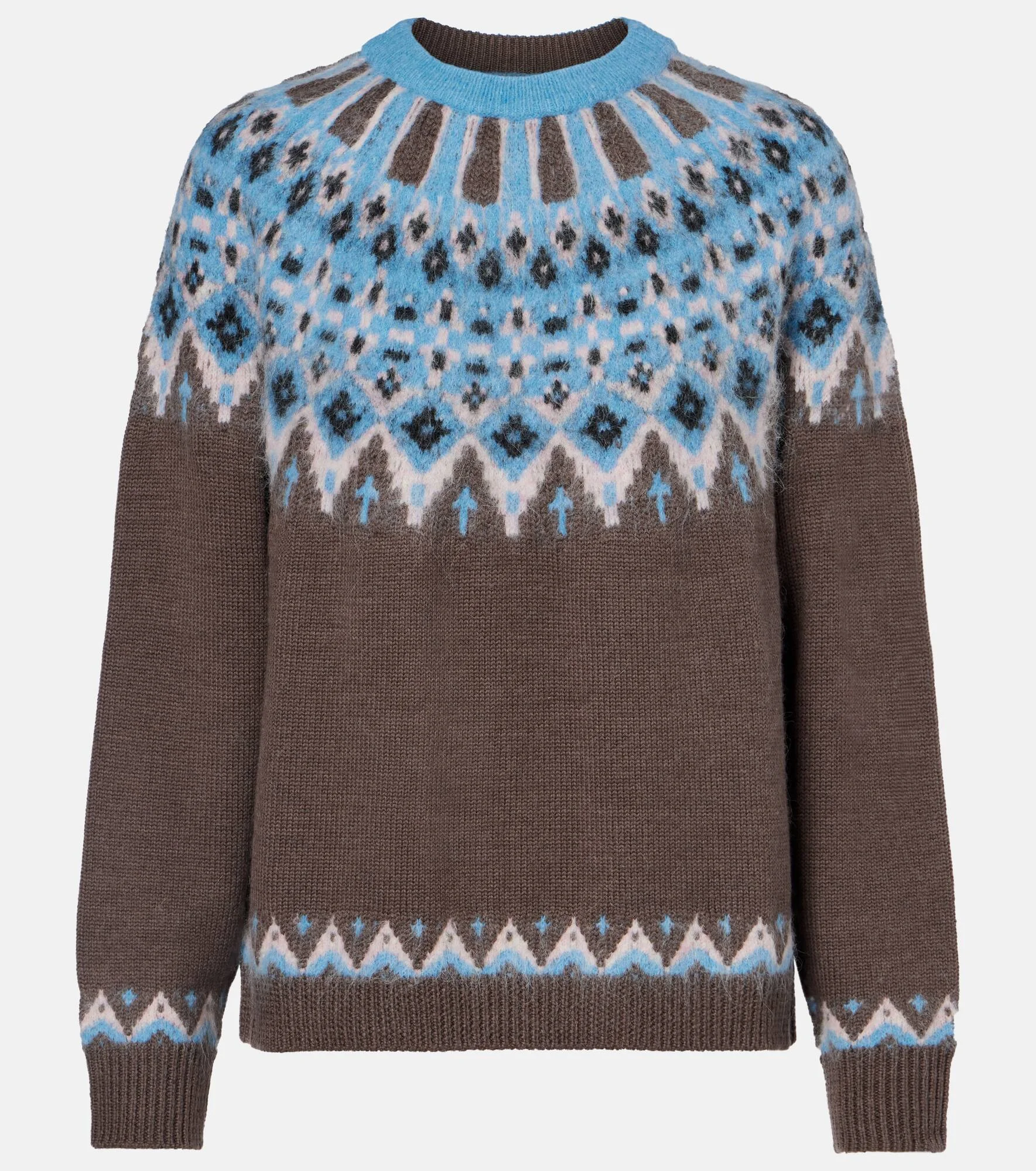 Zane Fair Isle wool-blend sweater - 1