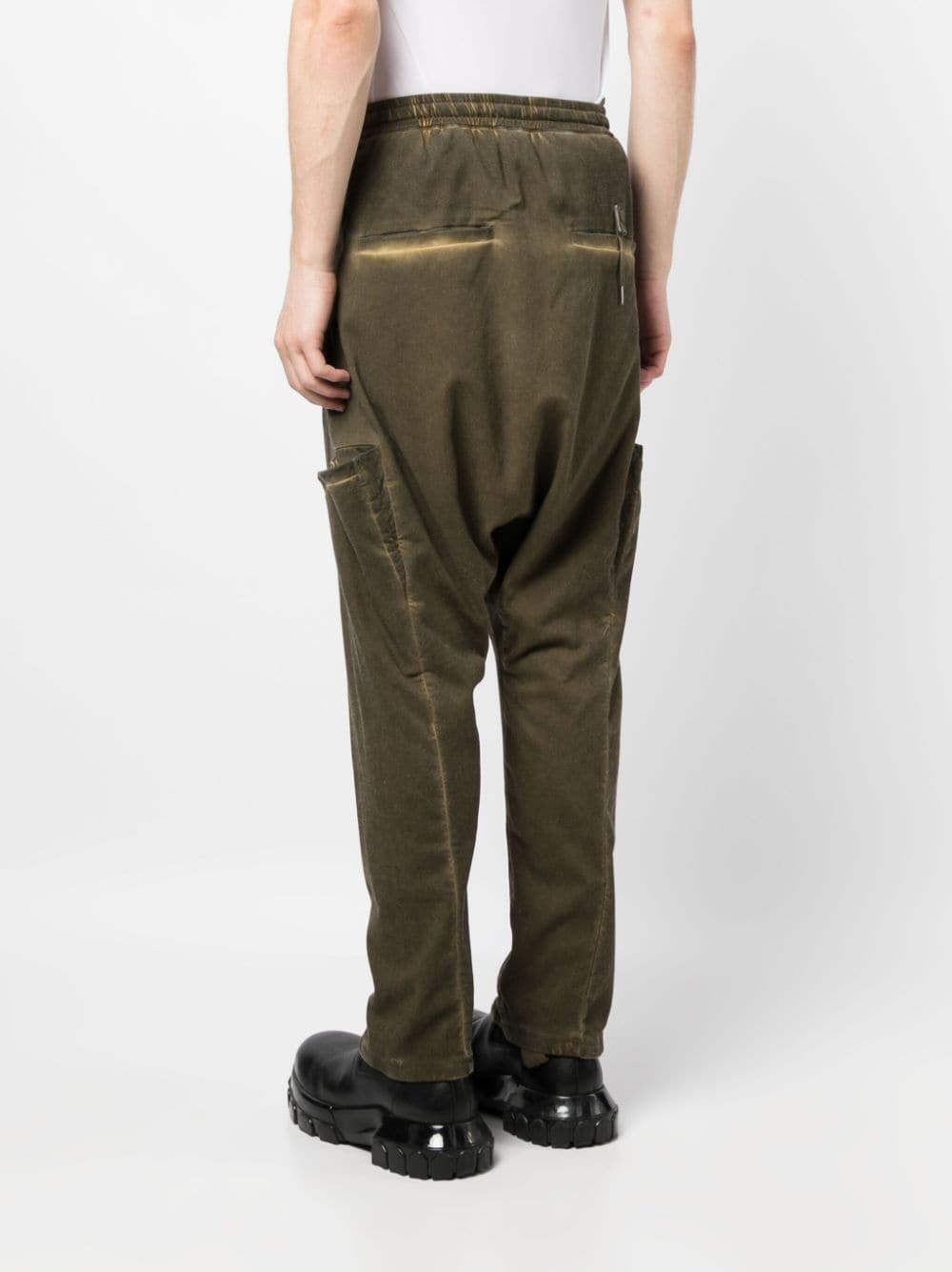 drawstring-waist track pants - 4