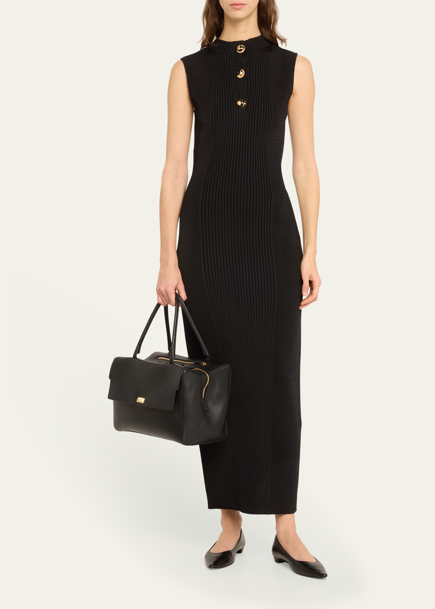Seaton Large Calfskin Satchel Bag - 5