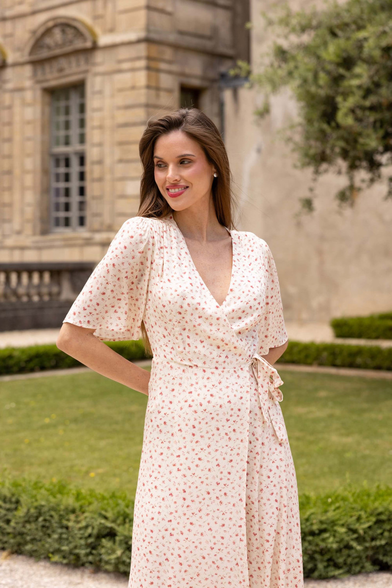 Gaâla Flora Wrap Dress outlook