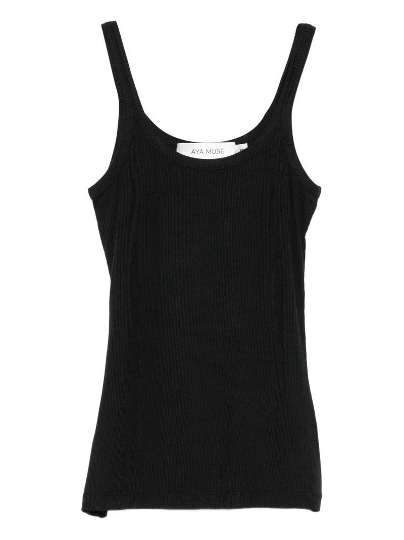 fine-ribbed tank top 1