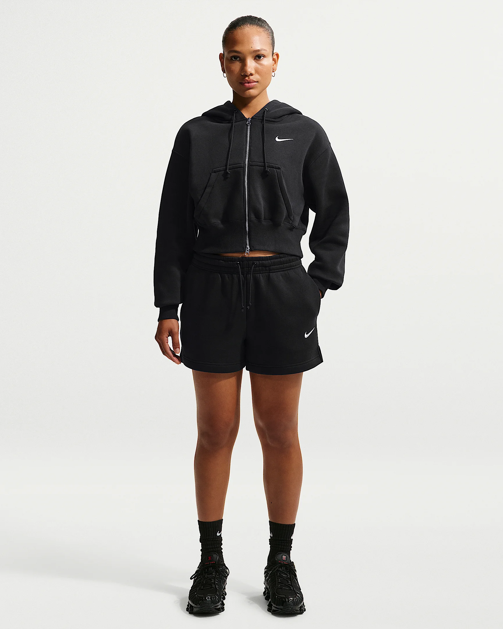 Nike Sportswear Phoenix Fleece Women's Mid-Rise 4" Shorts - 1
