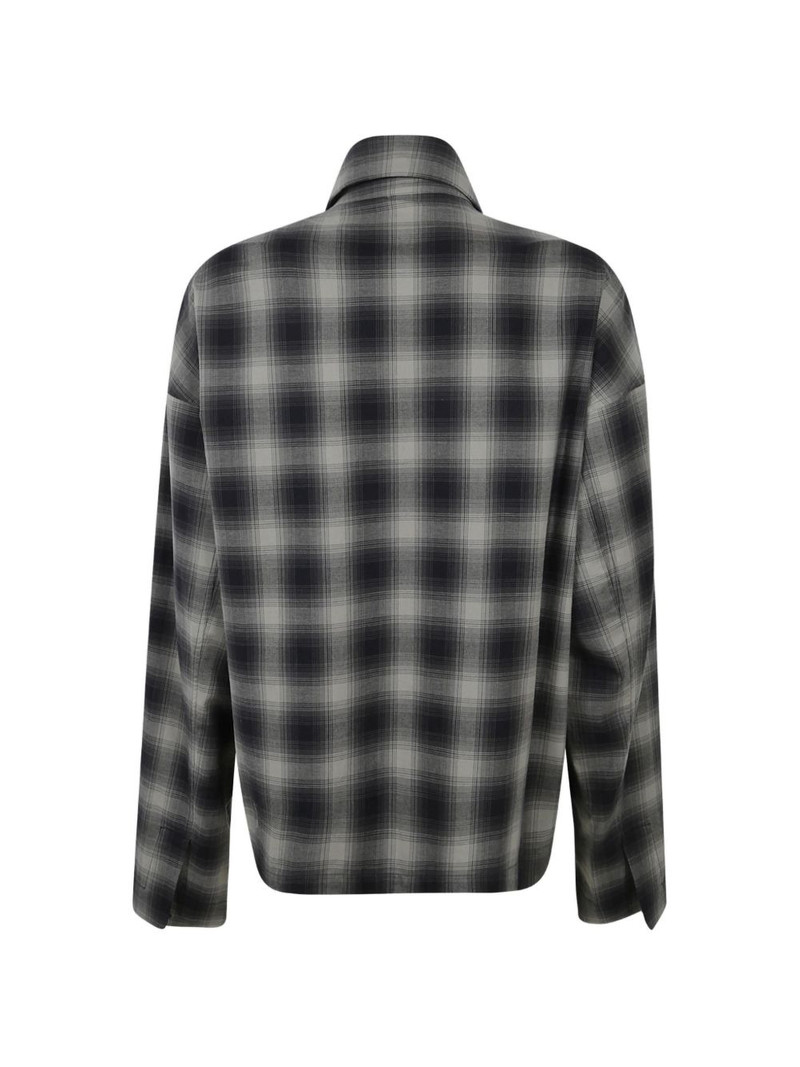 META CAMPANIA COLLECTIVE checked zip shirt outlook