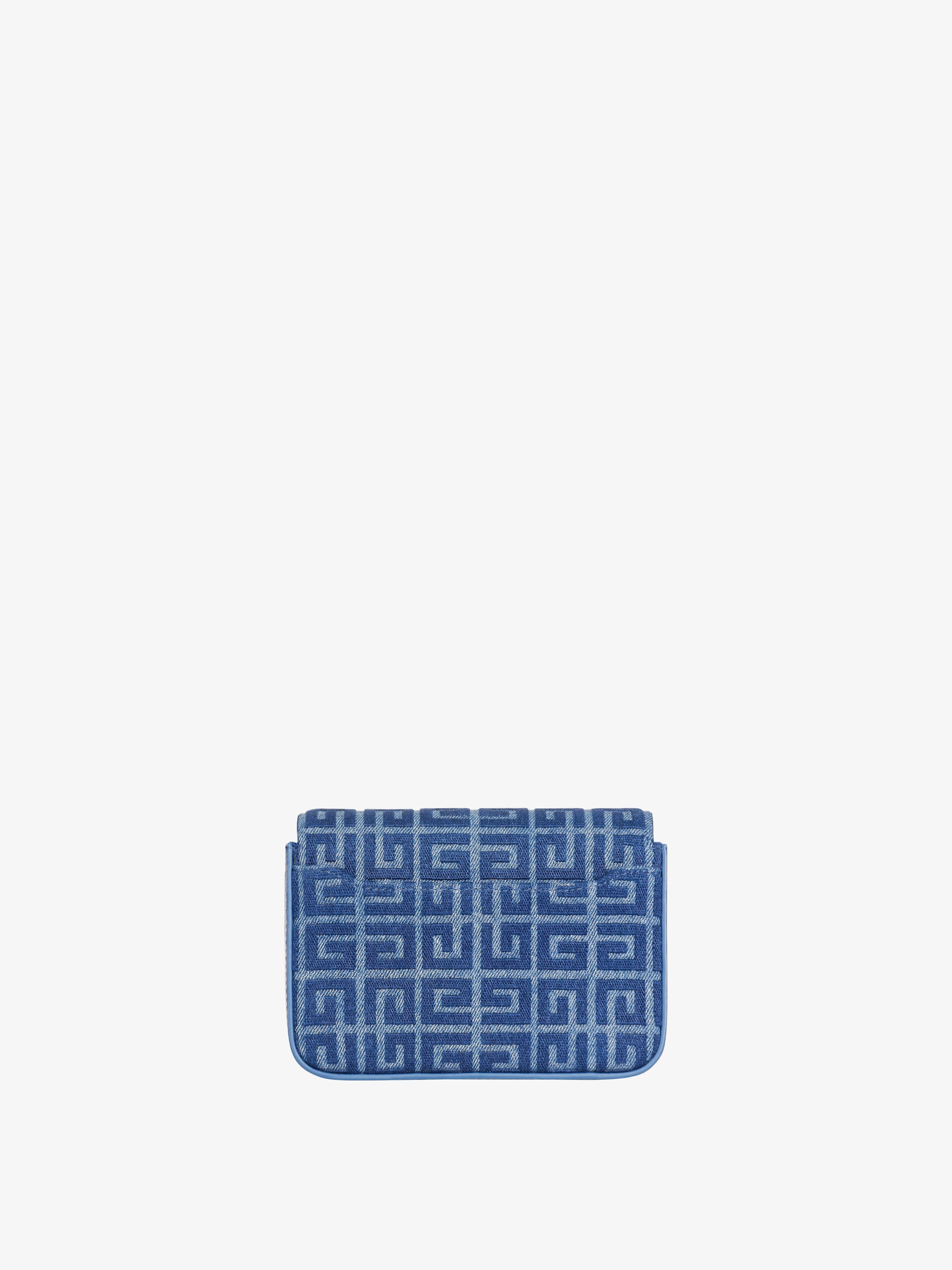 SMALL 4G BAG IN 4G DENIM WITH CHAIN - 5