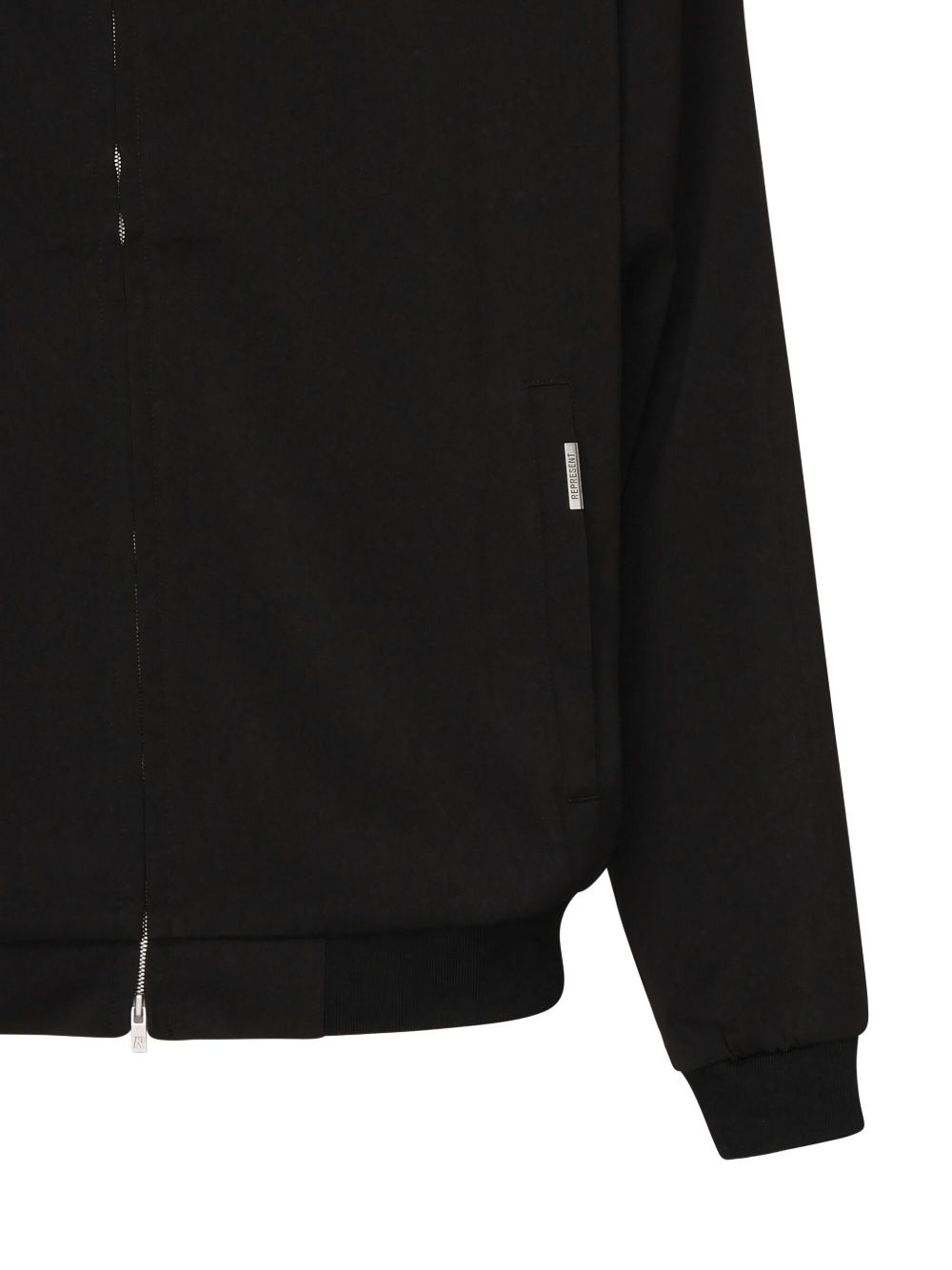 zip-fastening bomber jacket - 3