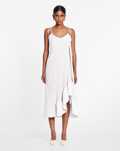 Lanvin LONG PLEATED DRESS WITH STRAPS outlook